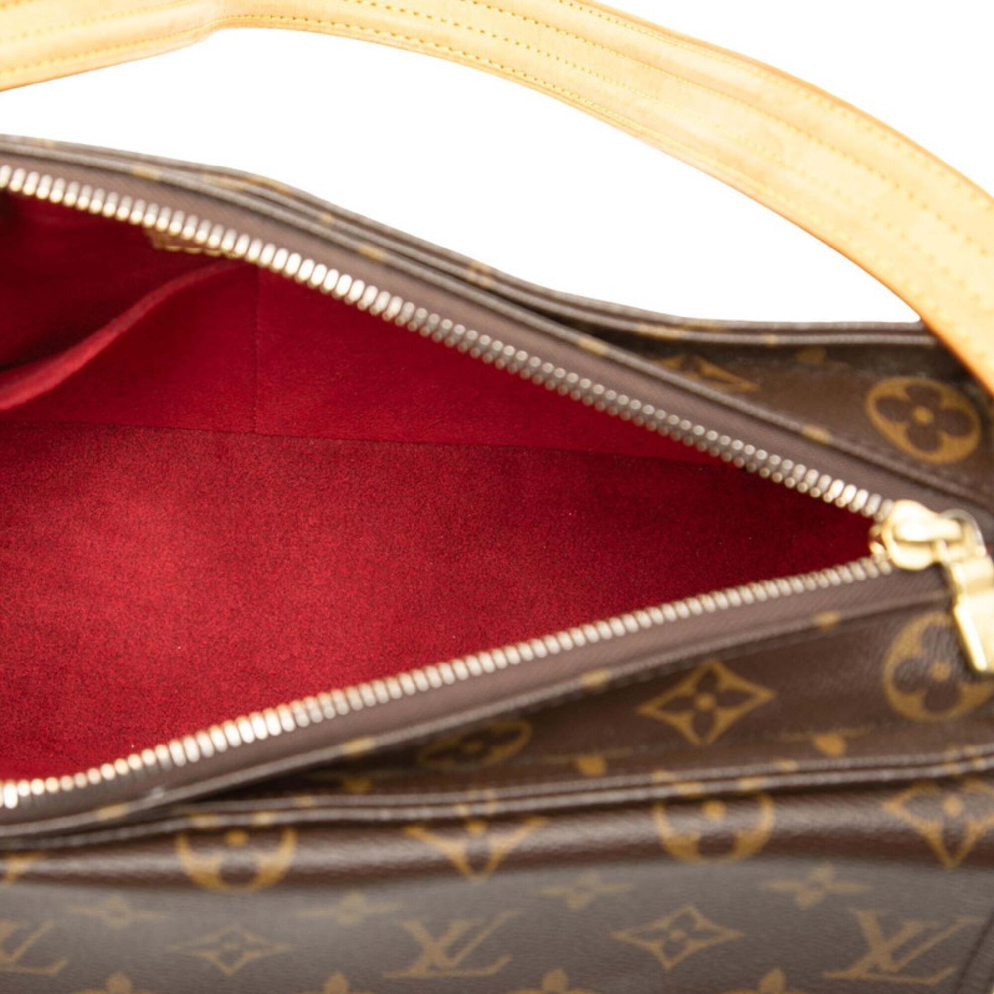 Louis Vuitton Brown Pvc Leather Shoulder Bag (Pre-Owned)