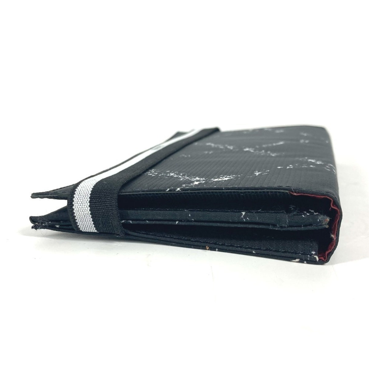 Chanel Black Nylon Long Wallet (Bi-Fold) (Pre-Owned)