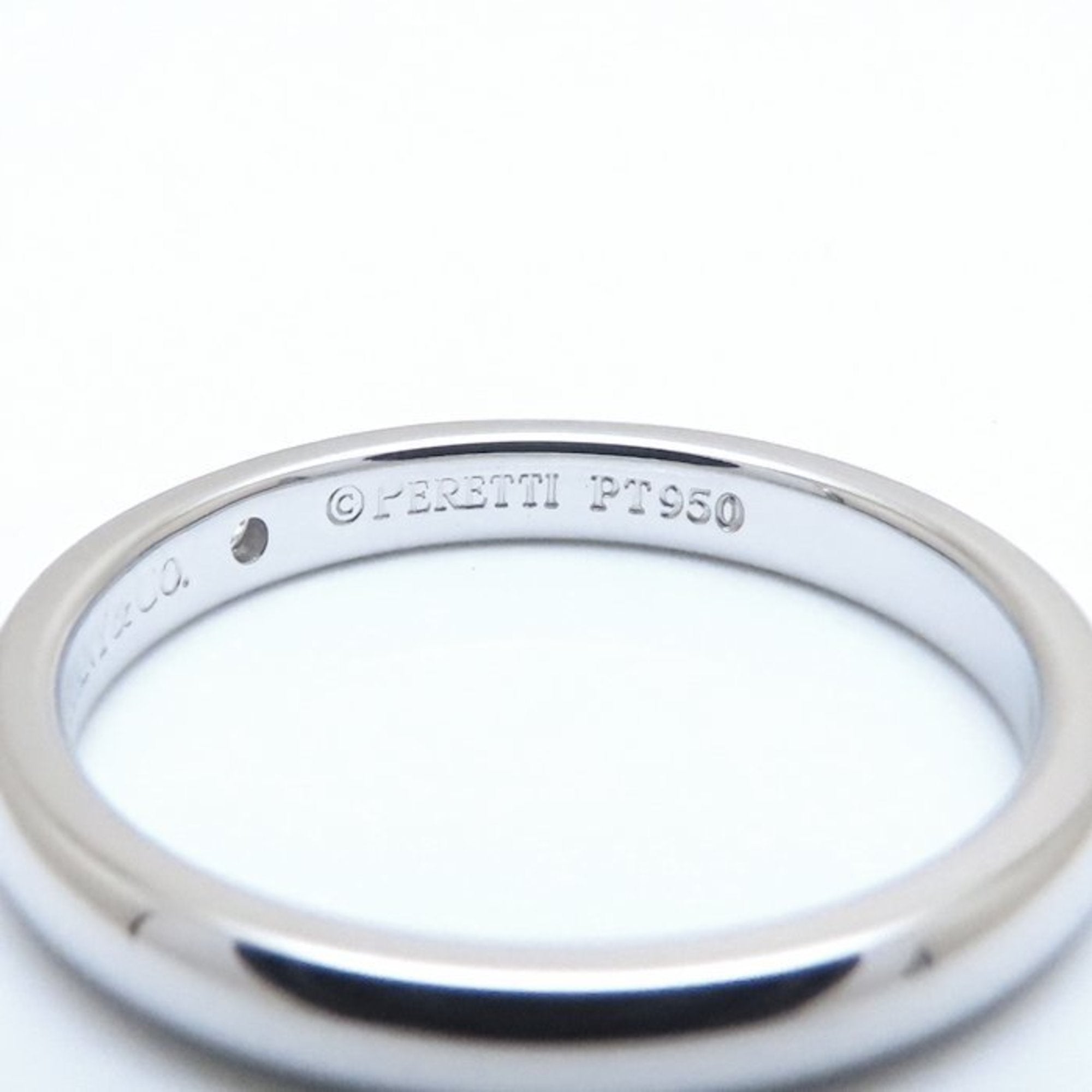 Tiffany Platinum Platinum Band Ring (Pre-Owned)
