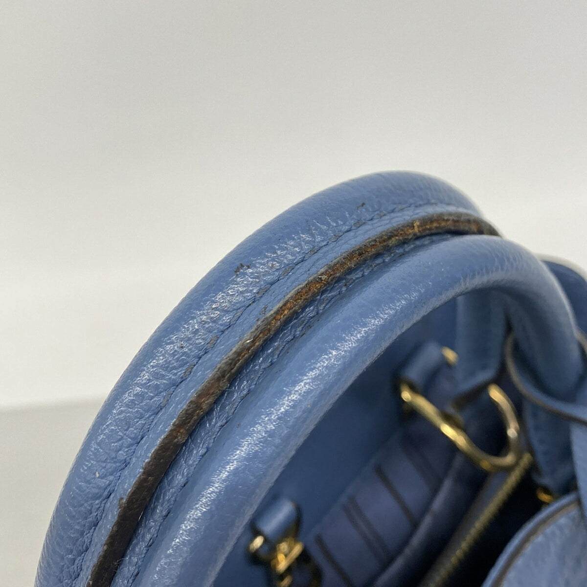 Louis Vuitton Blue Jean Handbag (Pre-Owned)