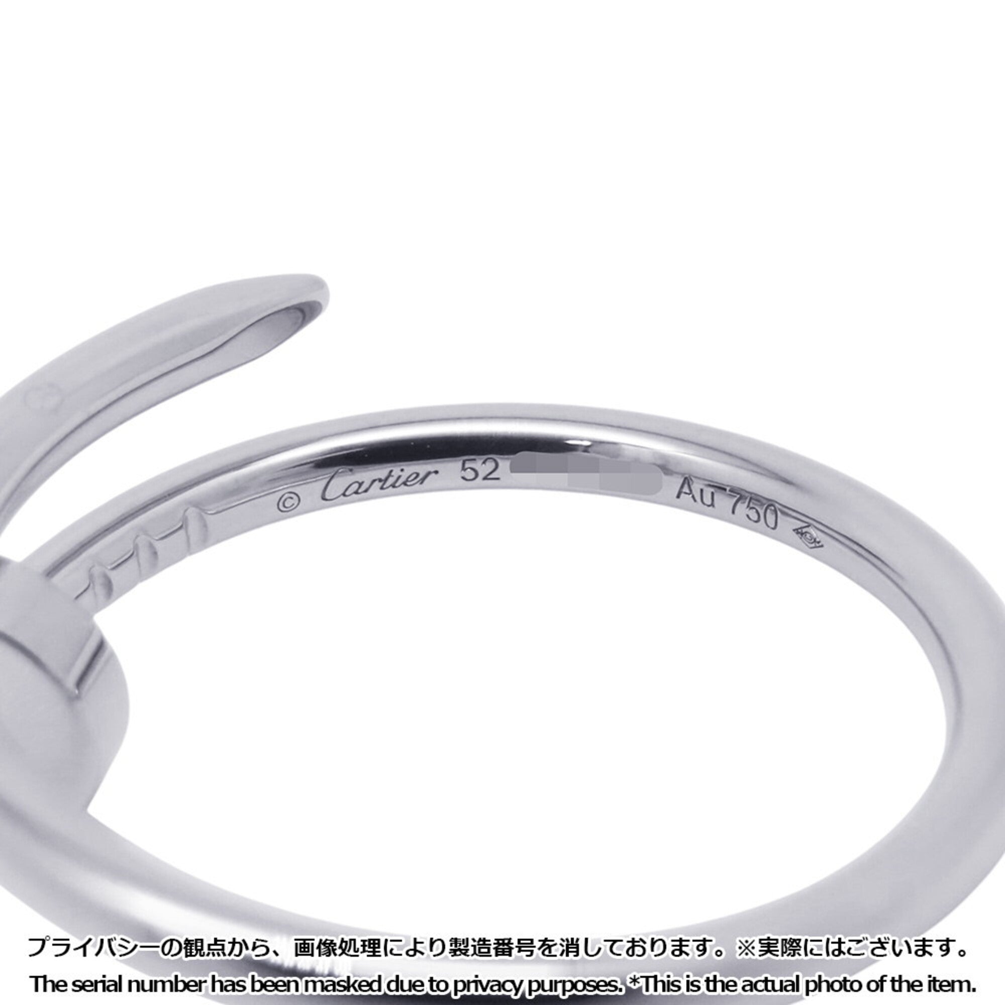 Cartier Juste Un Clou White Gold (18K) Band Ring (Pre-Owned)