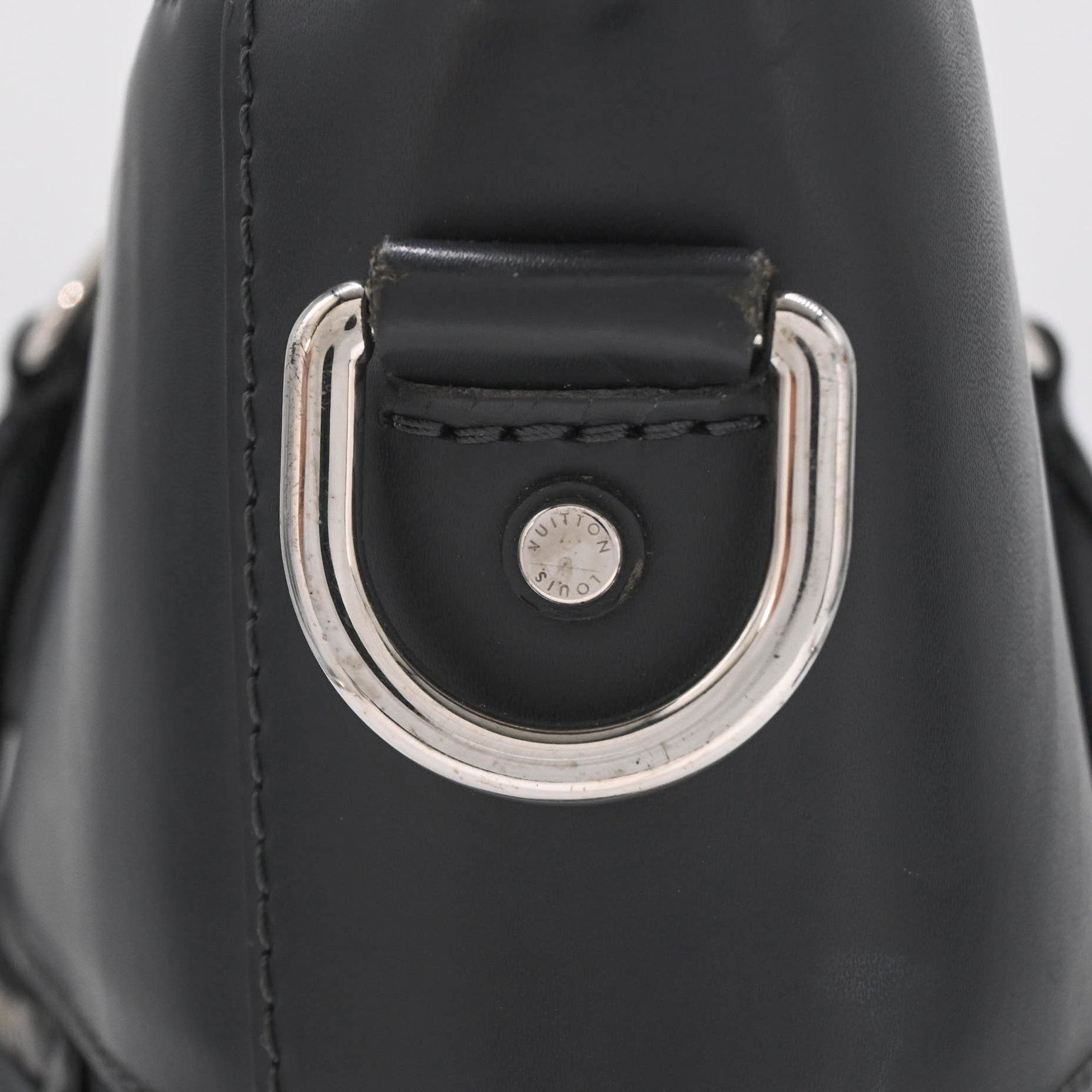 Louis Vuitton Black Cobalt Shoulder Bag Tote Bag (Pre-Owned)