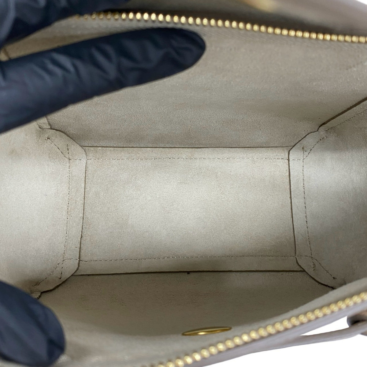 Celine Beige Leather Handbag Shoulder Bag Tote Bag (Pre-Owned)