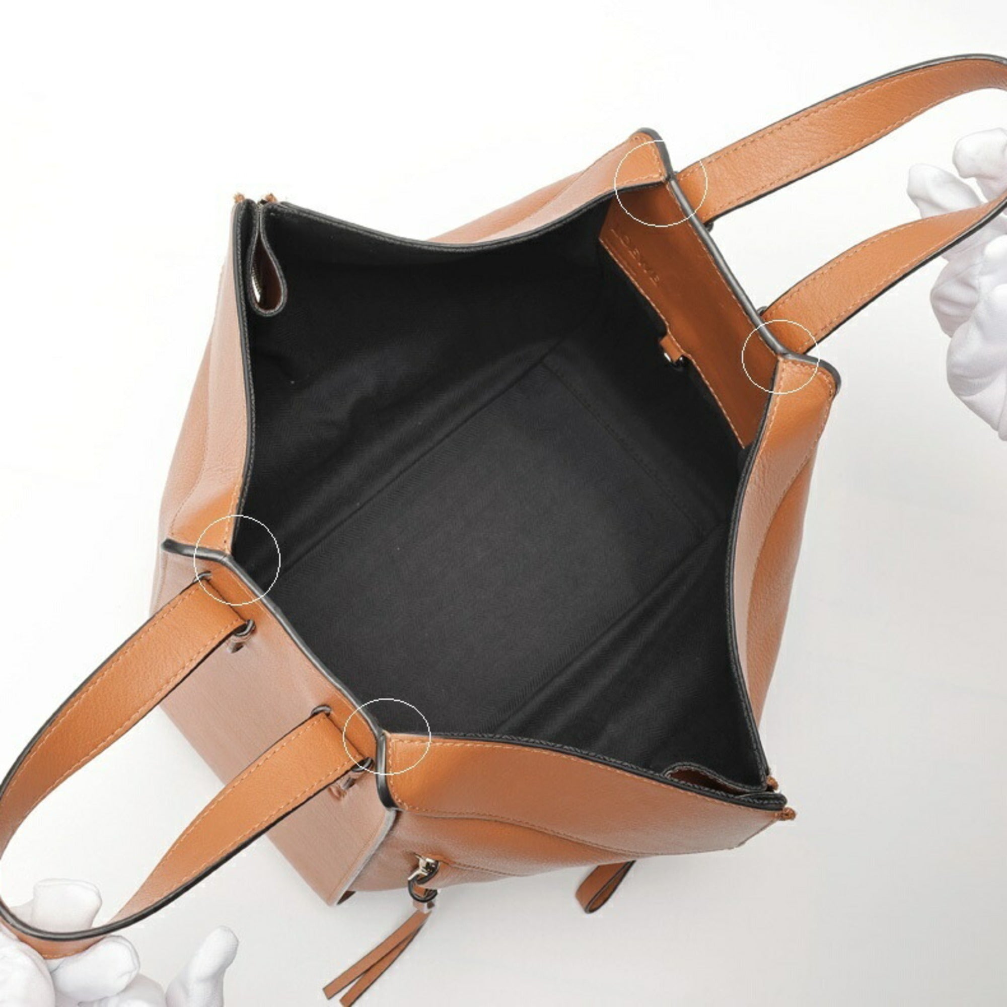 Loewe Hammock Brown Leather Shoulder Bag (Pre-Owned)