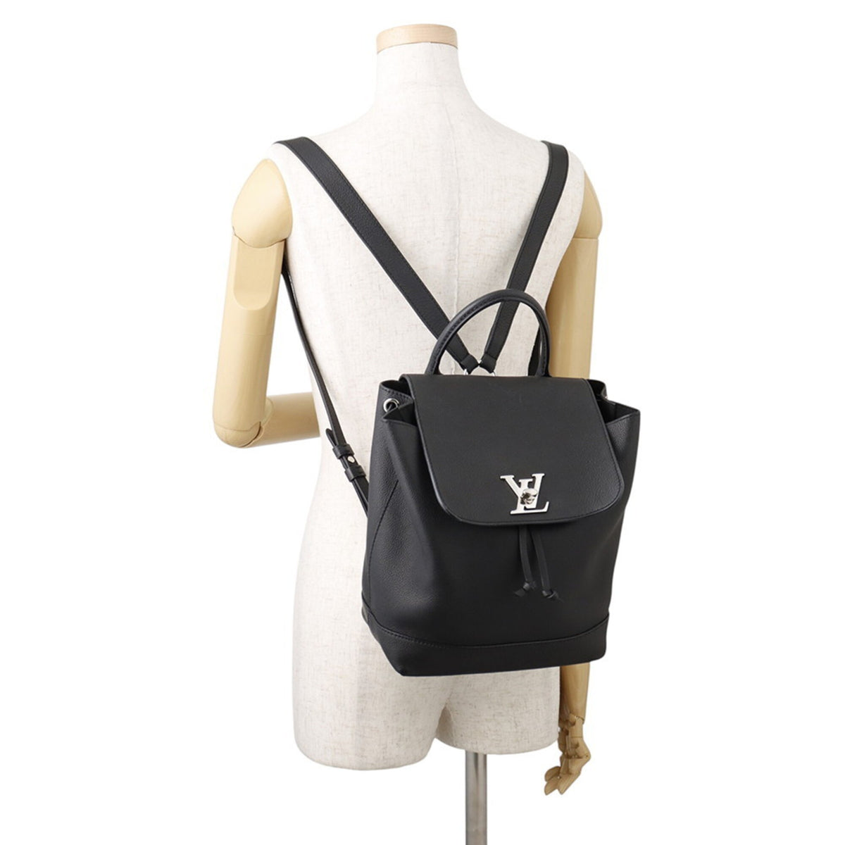 Louis Vuitton Black Noir Backpack Handbag (Pre-Owned)