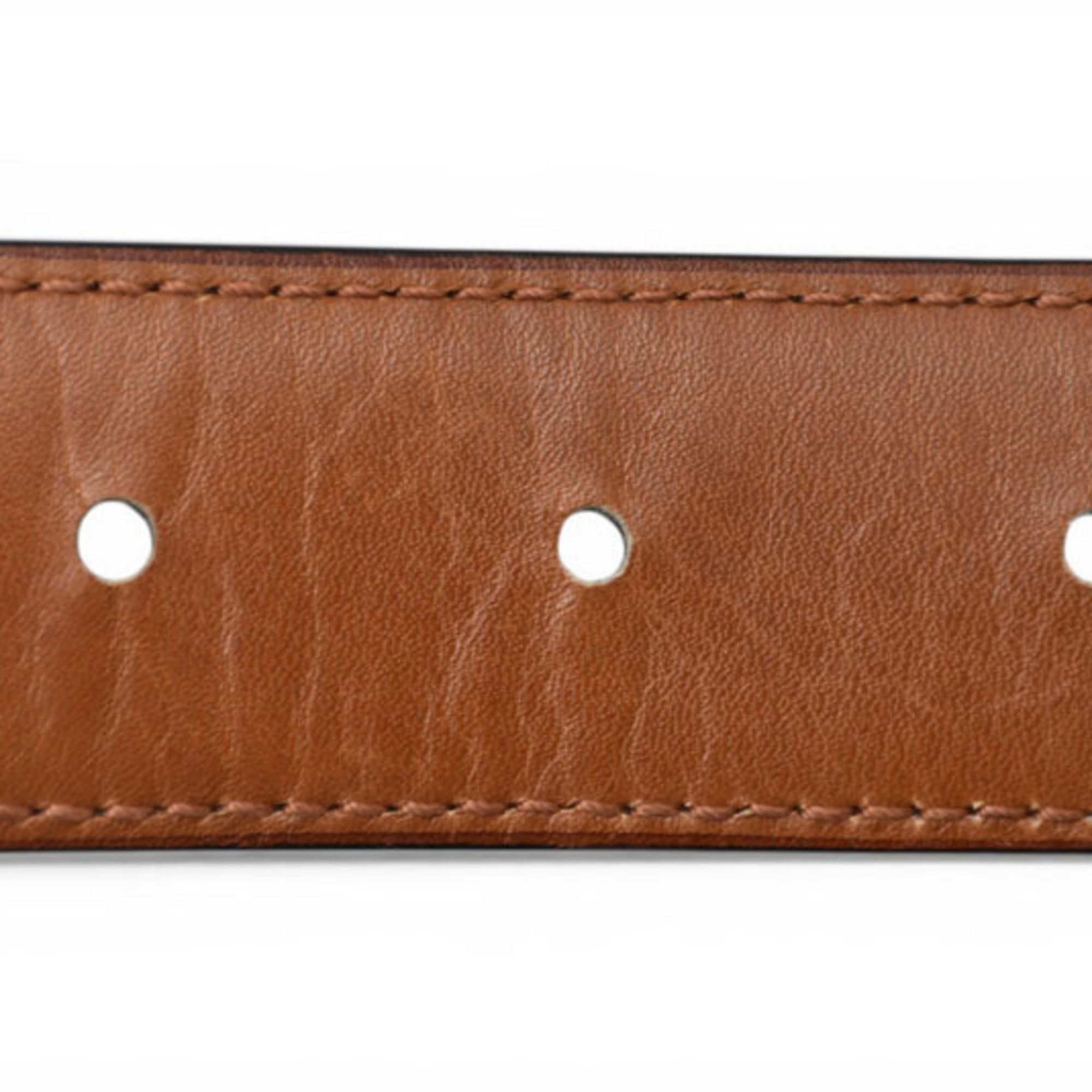 Celine Black Brown Standard Belt (Pre-Owned)