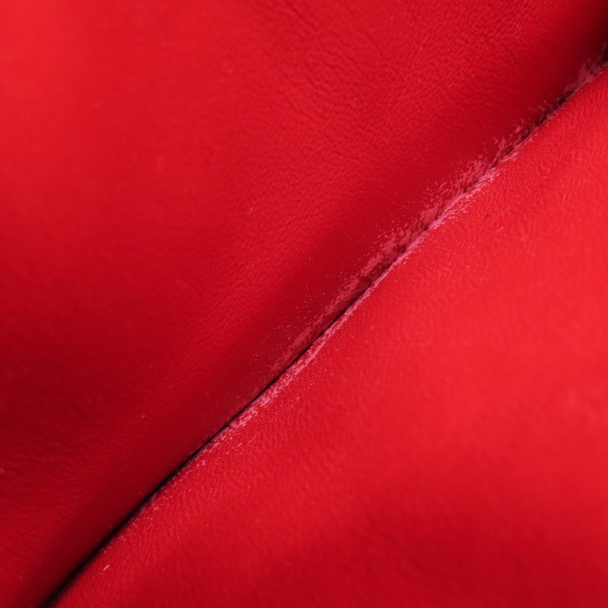 Celine Red Color Leather Shoulder Bag (Pre-Owned)