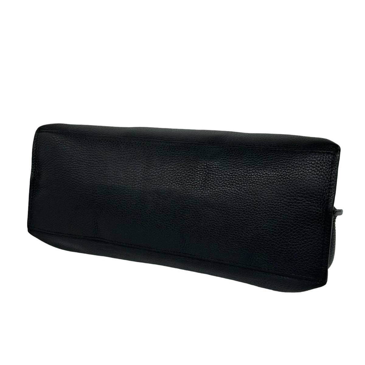 Gucci Black Leather Handbag Shoulder Bag Tote Bag (Pre-Owned)
