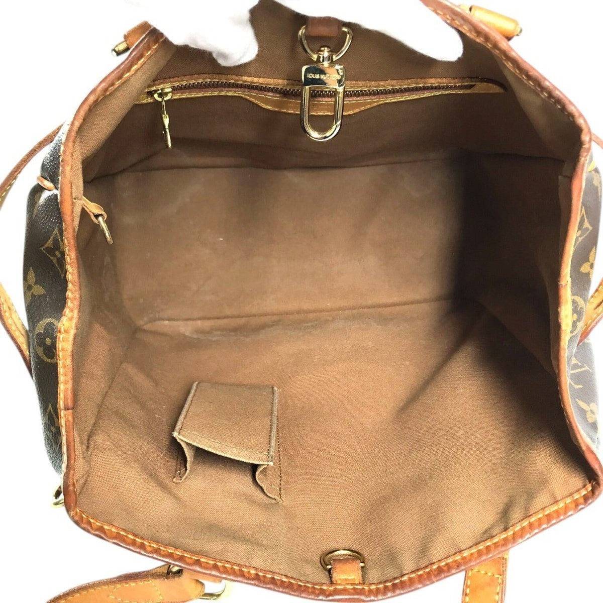 Louis Vuitton Brown Monogram Handbag Shoulder Bag Tote Bag (Pre-Owned)