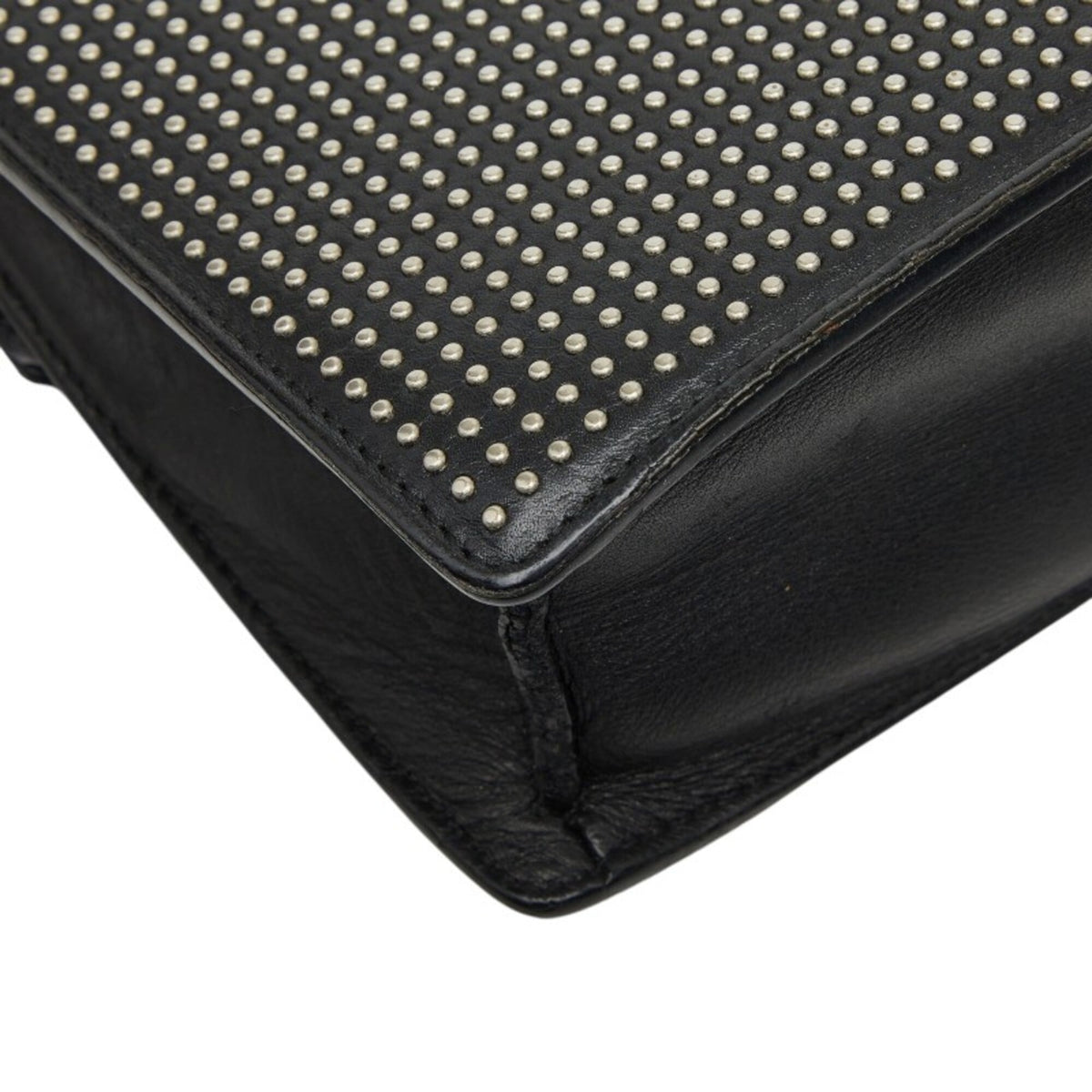 Saint Laurent Black Leather Shoulder Bag (Pre-Owned)
