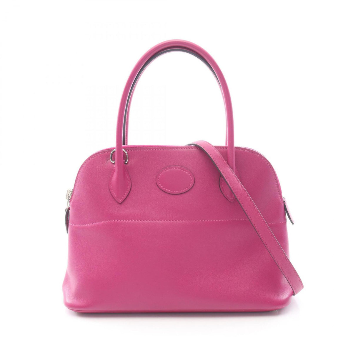 Hermes Pink Rose Purple Swift Leather Handbag (Pre-Owned)