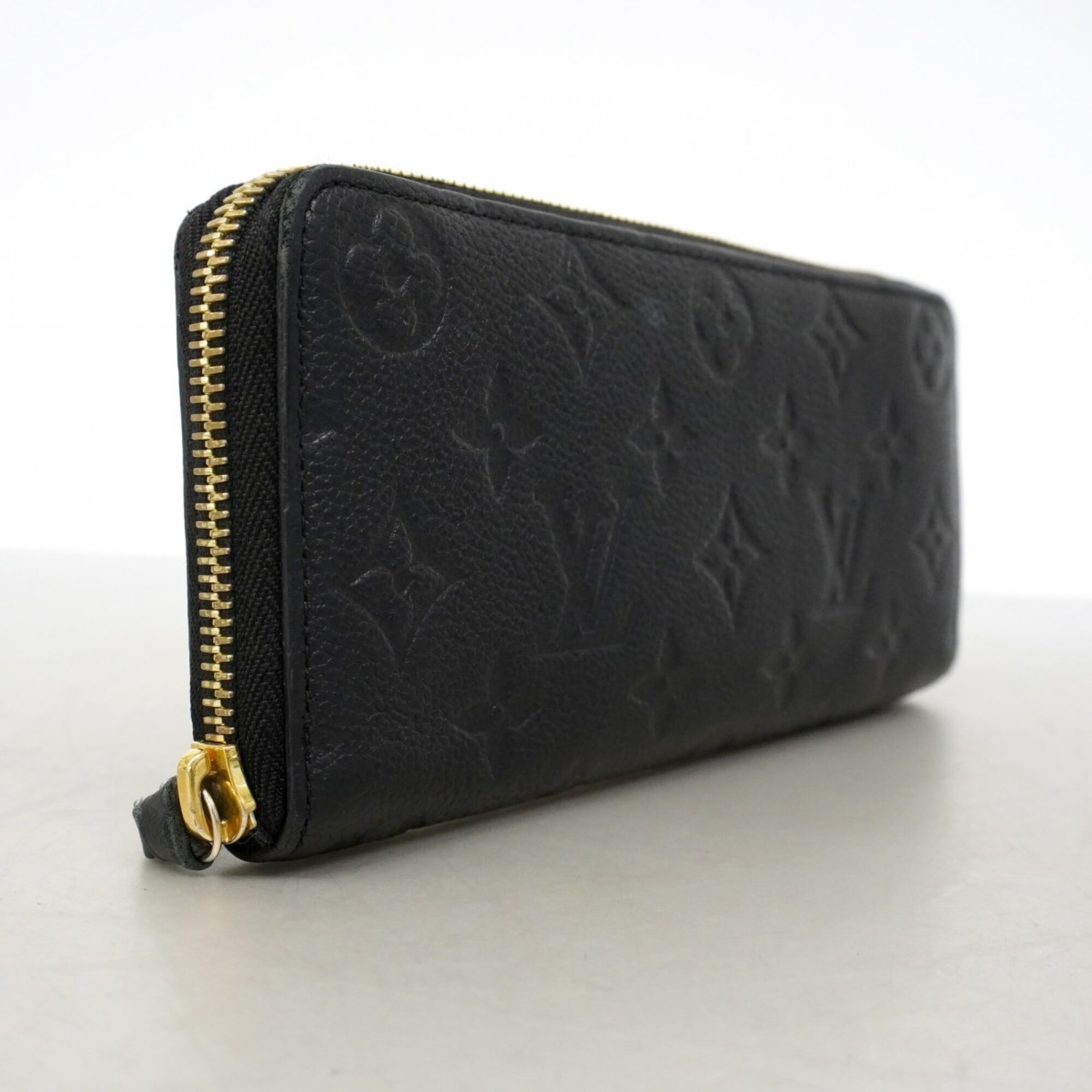 Louis Vuitton Noir Long Wallet (Bi-Fold) (Pre-Owned)