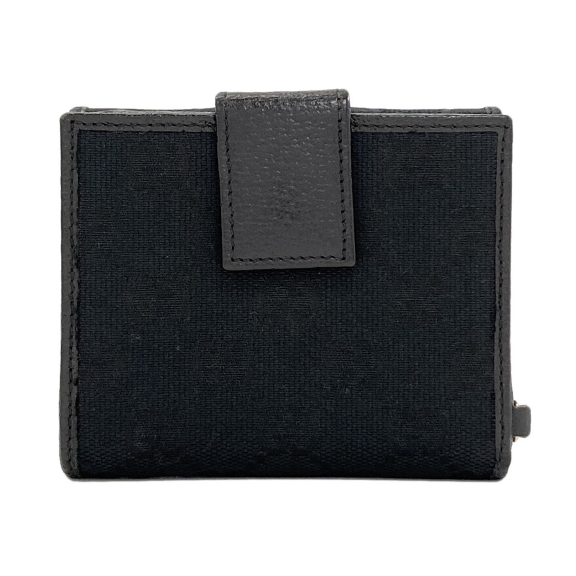 Gucci Black Canvas Wallet (Bi-Fold) (Pre-Owned)