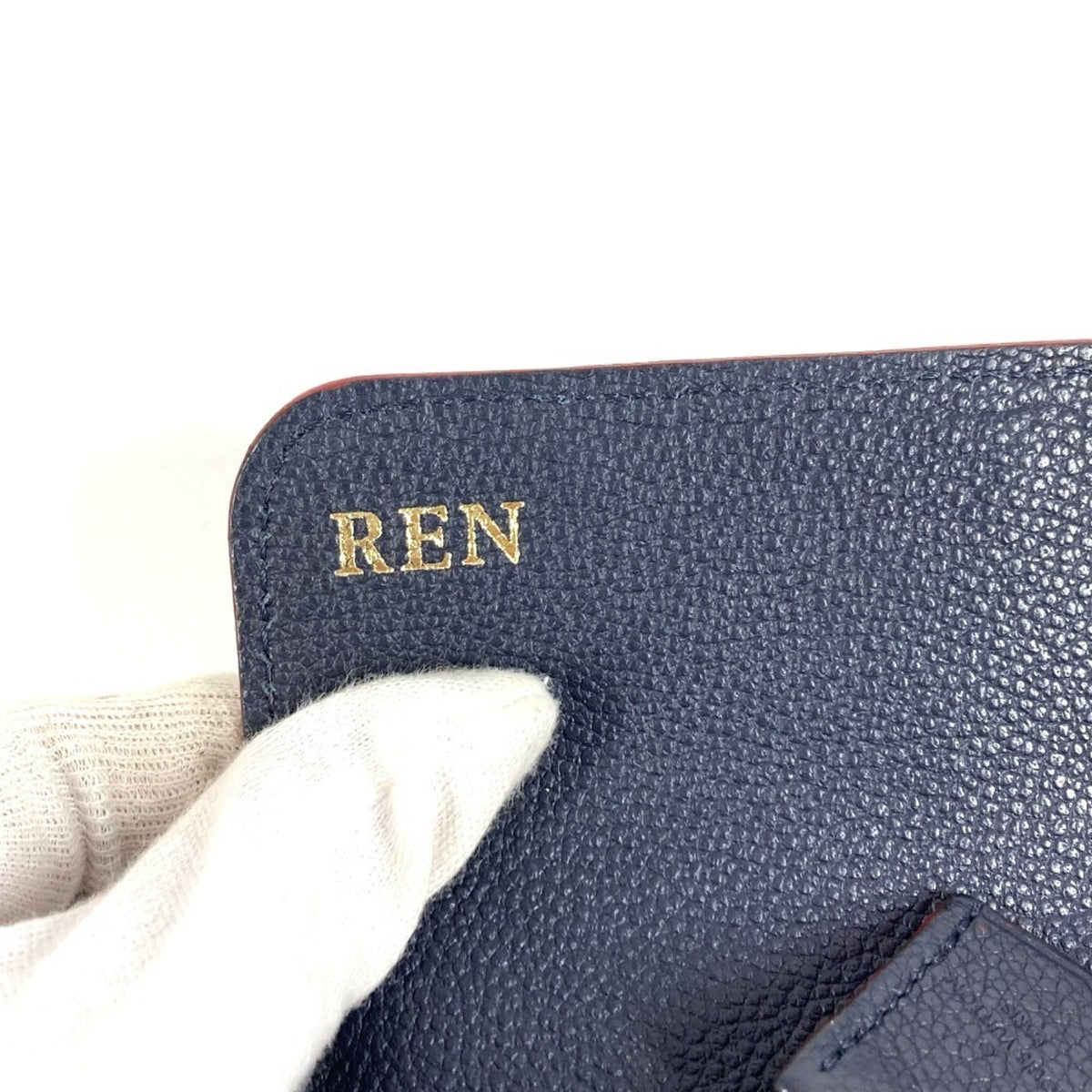 Louis Vuitton Galle Marine Rouge Navy Red Color Monogram Empreinte Long Bill Wallet (Bi-Fold) (Pre-Owned)