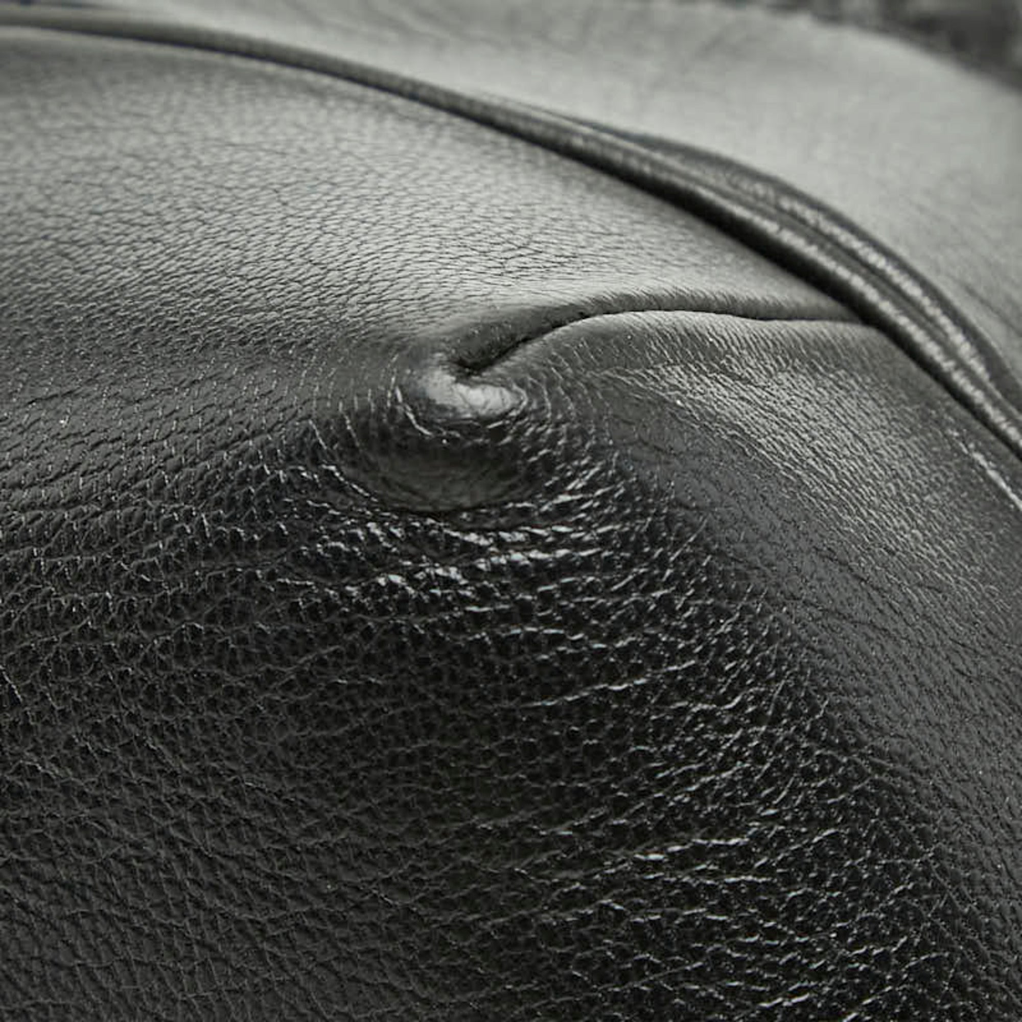 Gucci Black Leather Shoulder Bag Tote Bag (Pre-Owned)