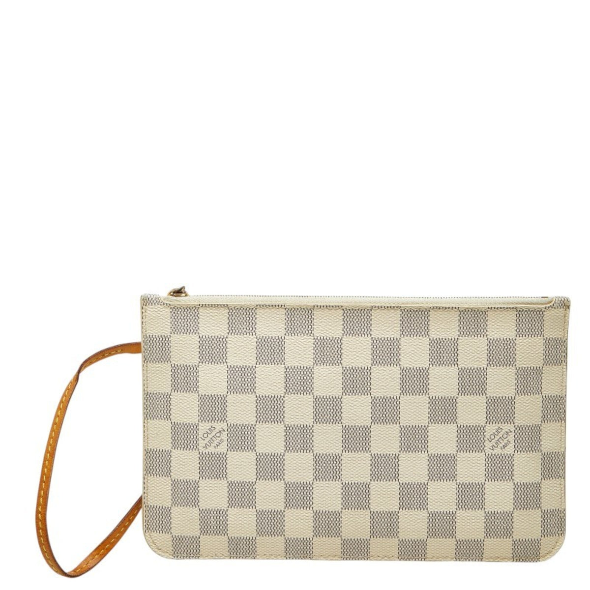 Louis Vuitton White Pvc Leather Pouch (Pre-Owned)