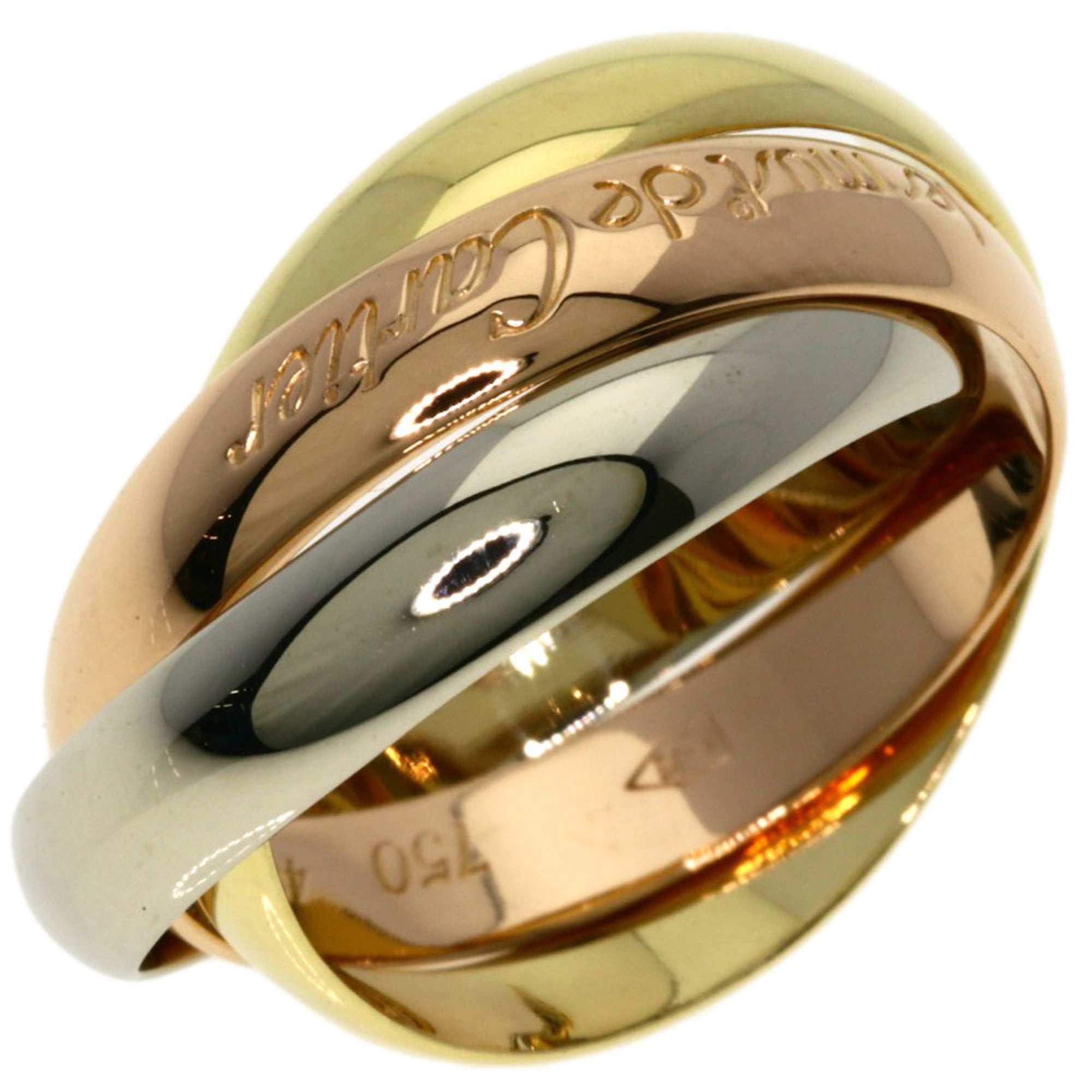 Cartier Yellow Gold (18K) Pink Gold (18K) White Gold (18K) Band Ring (Pre-Owned)