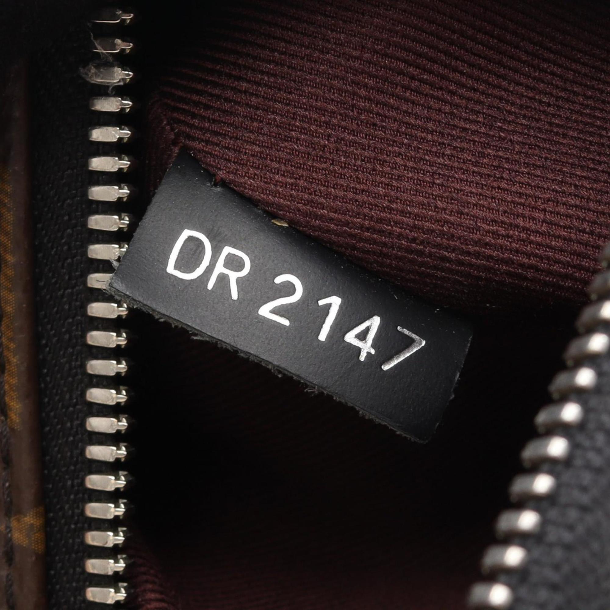 Louis Vuitton Black Brown Monogram Macassar Coated Canvas Leather Backpack (Pre-Owned)