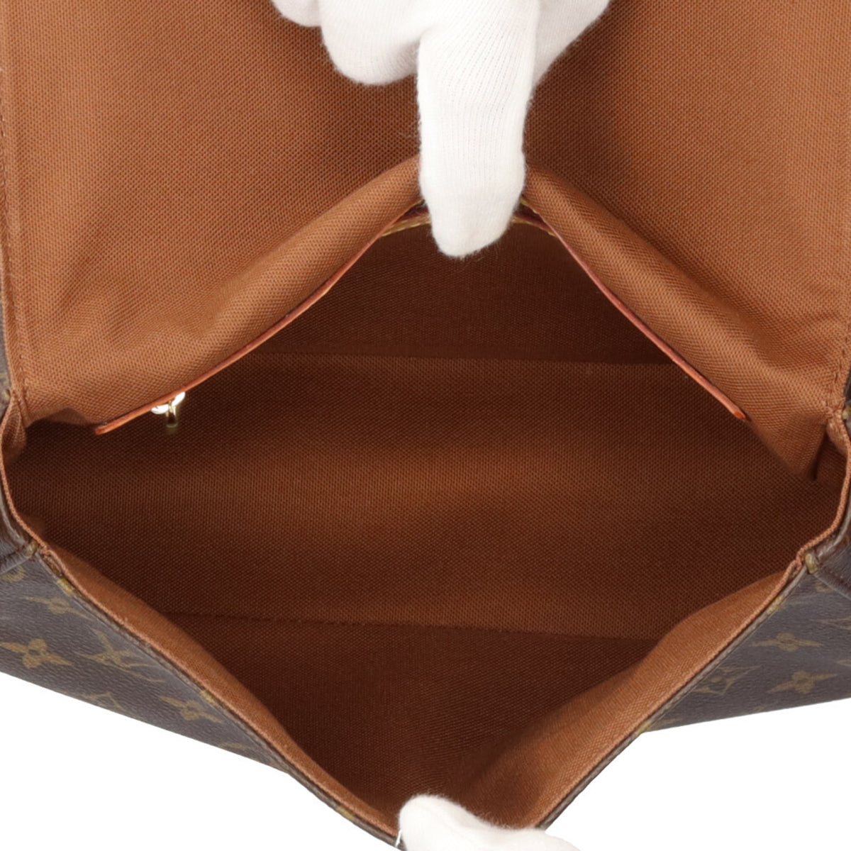 Louis Vuitton Brown Monogram Canvas Handbag (Pre-Owned)