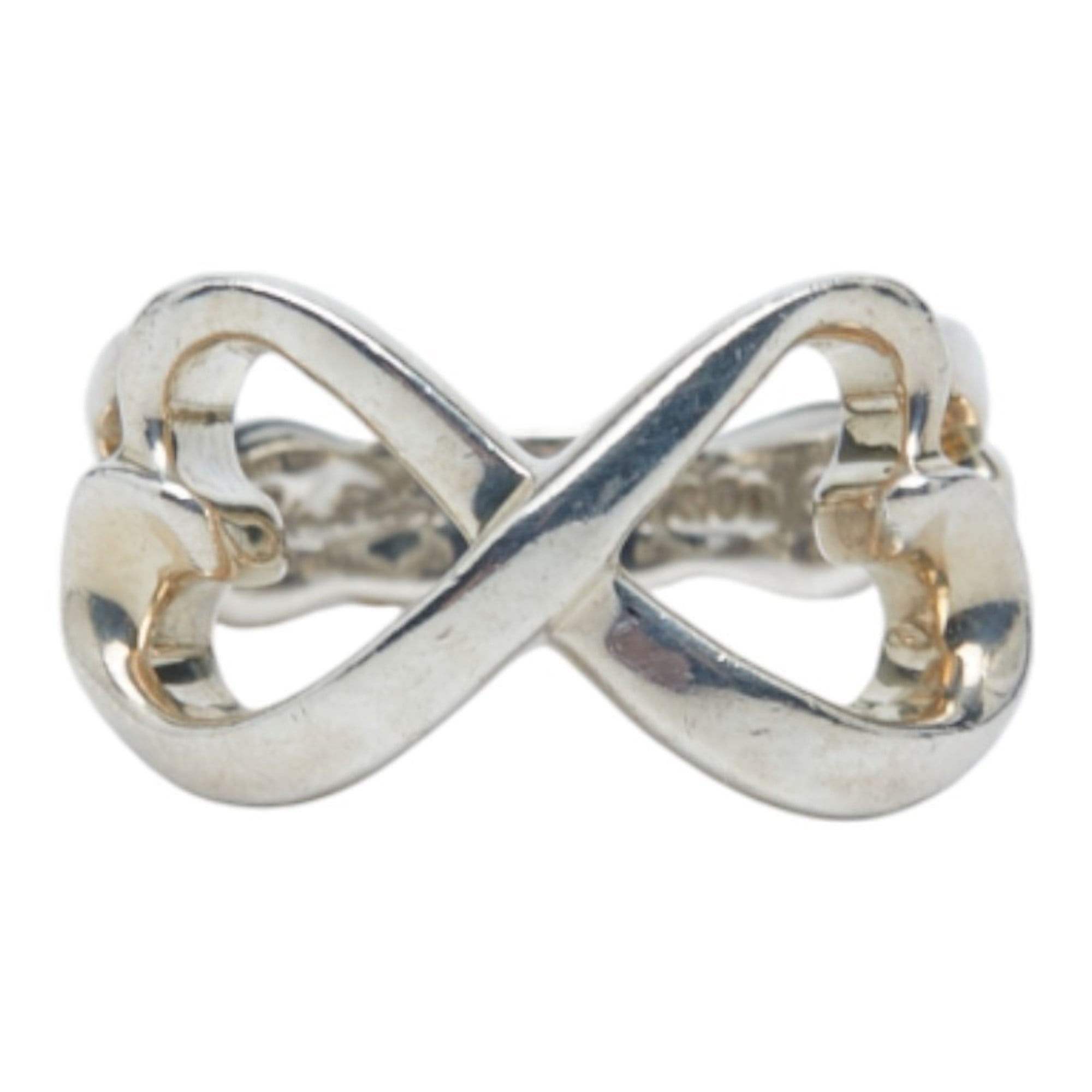 Tiffany Silver Silver 925 Band Ring (Pre-Owned)