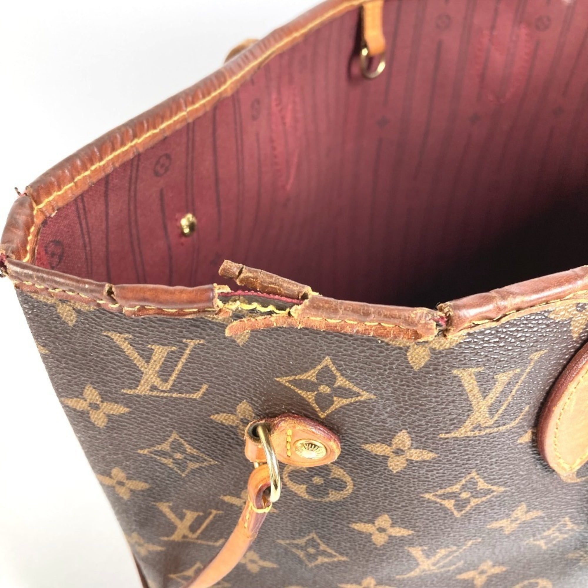 Louis Vuitton Brown Monogram Shoulder Bag Tote Bag (Pre-Owned)