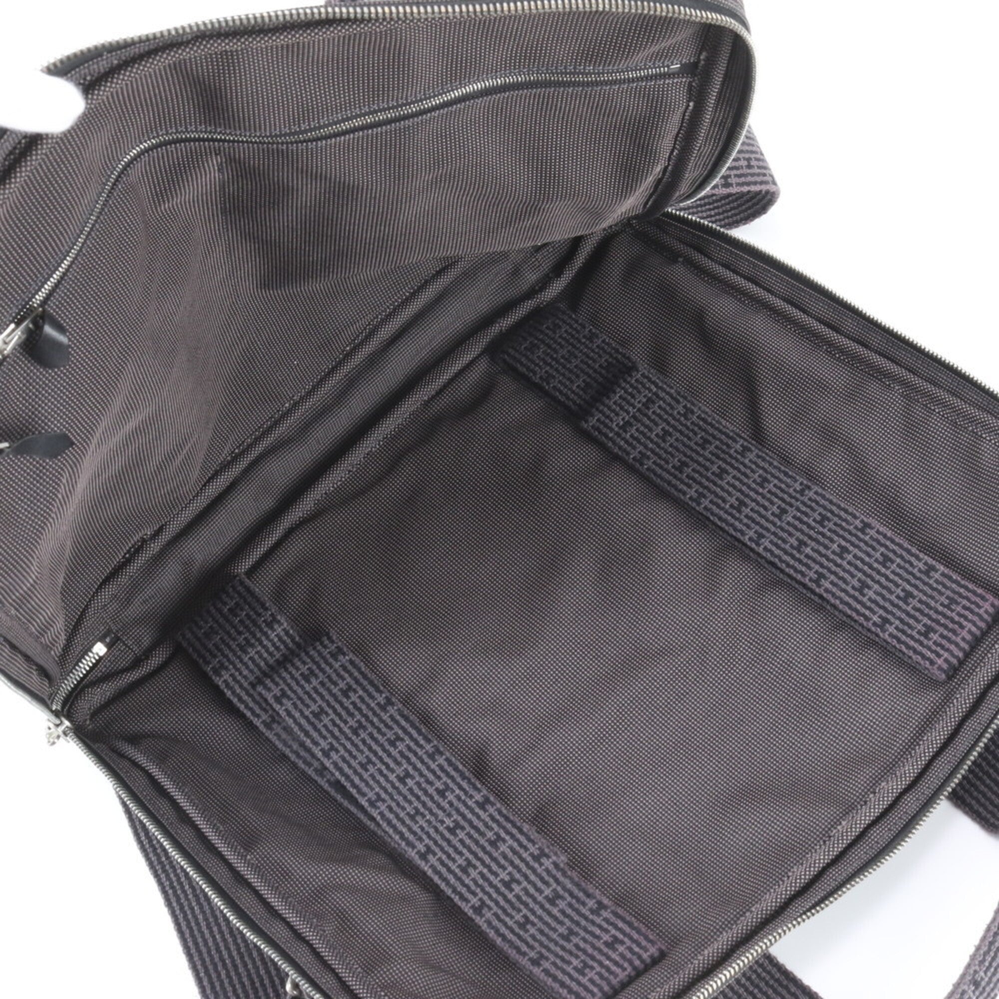 Hermes Her Line Gray Briefcase Handbag Tote Bag (Pre-Owned)
