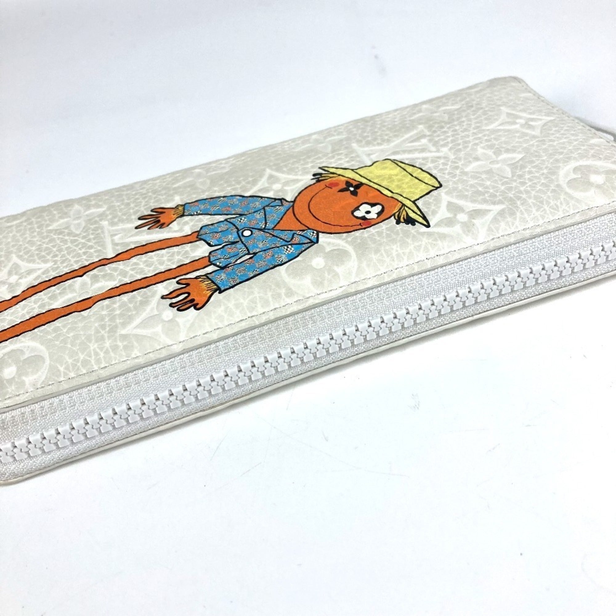 Louis Vuitton Monogram Multi-Color White Monogram Long Wallet (Bi-Fold) (Pre-Owned)