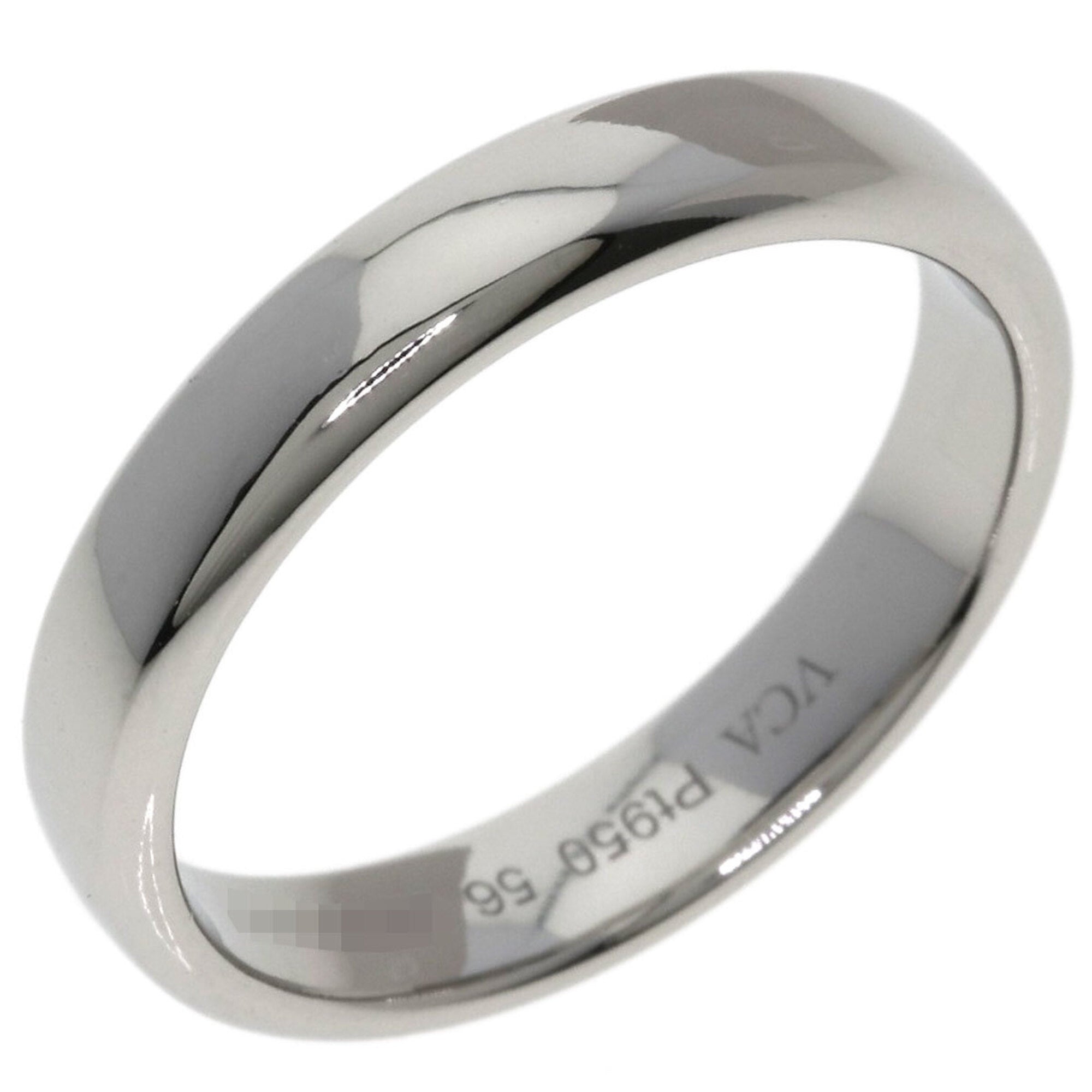 Van Cleef & Arpels Platinum 950 Band Ring (Pre-Owned)