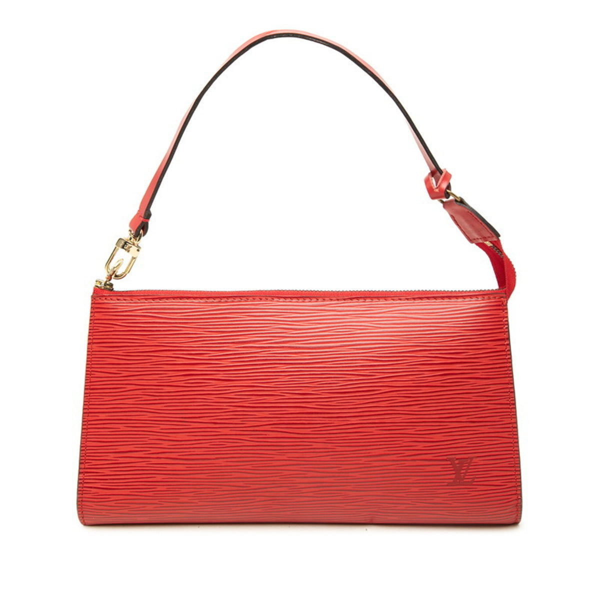 Louis Vuitton Epi Castilian Red Leather Pochette (Pre-Owned)