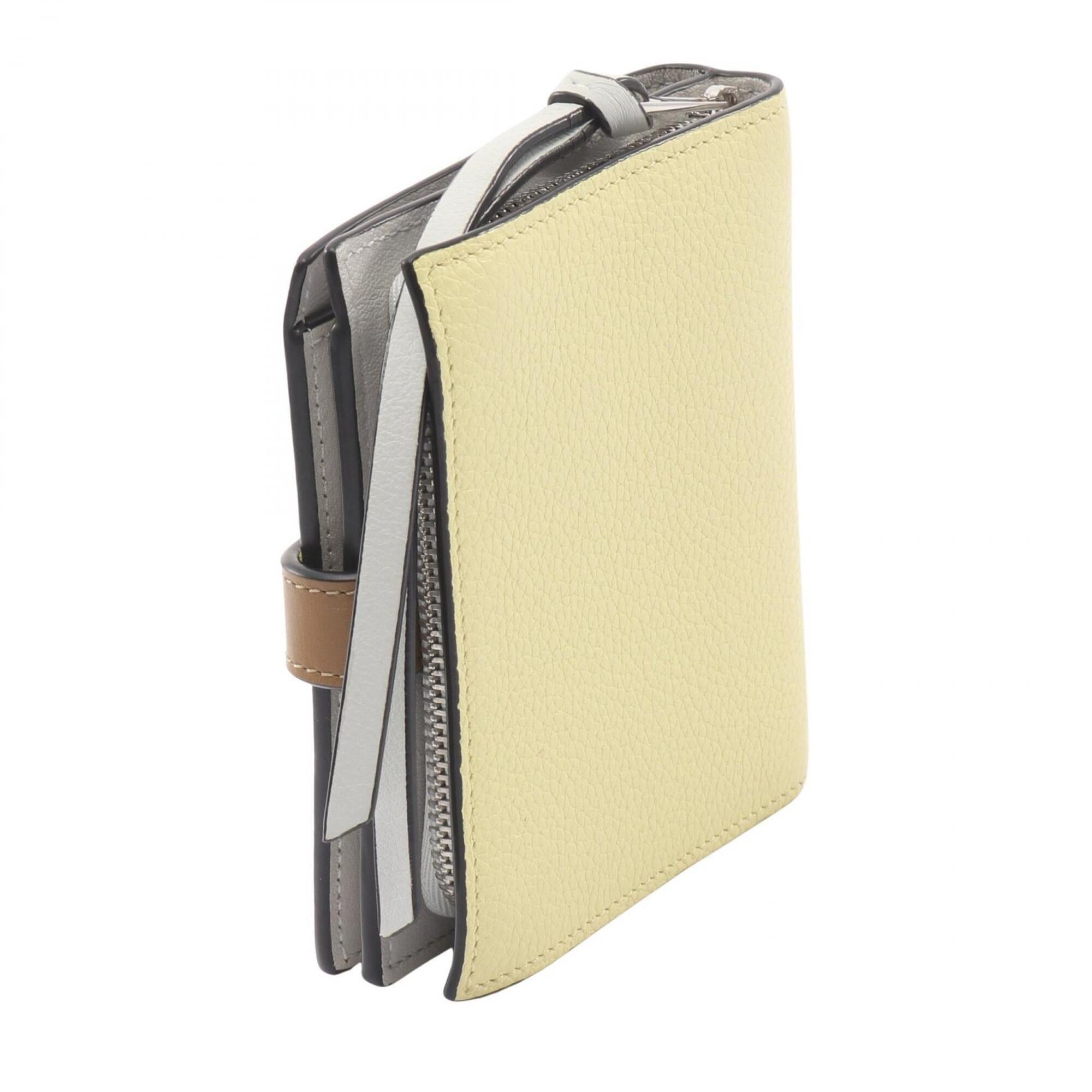 Loewe Yellow Leather Wallet (Bi-Fold) (Pre-Owned)