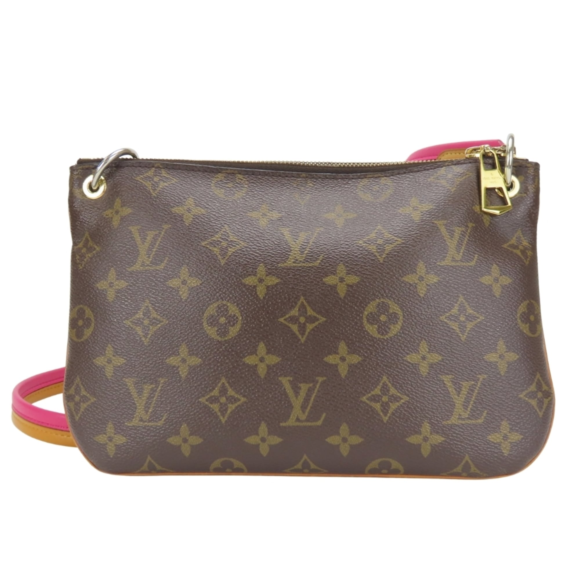 Louis Vuitton Brown Leather Shoulder Bag (Pre-Owned)