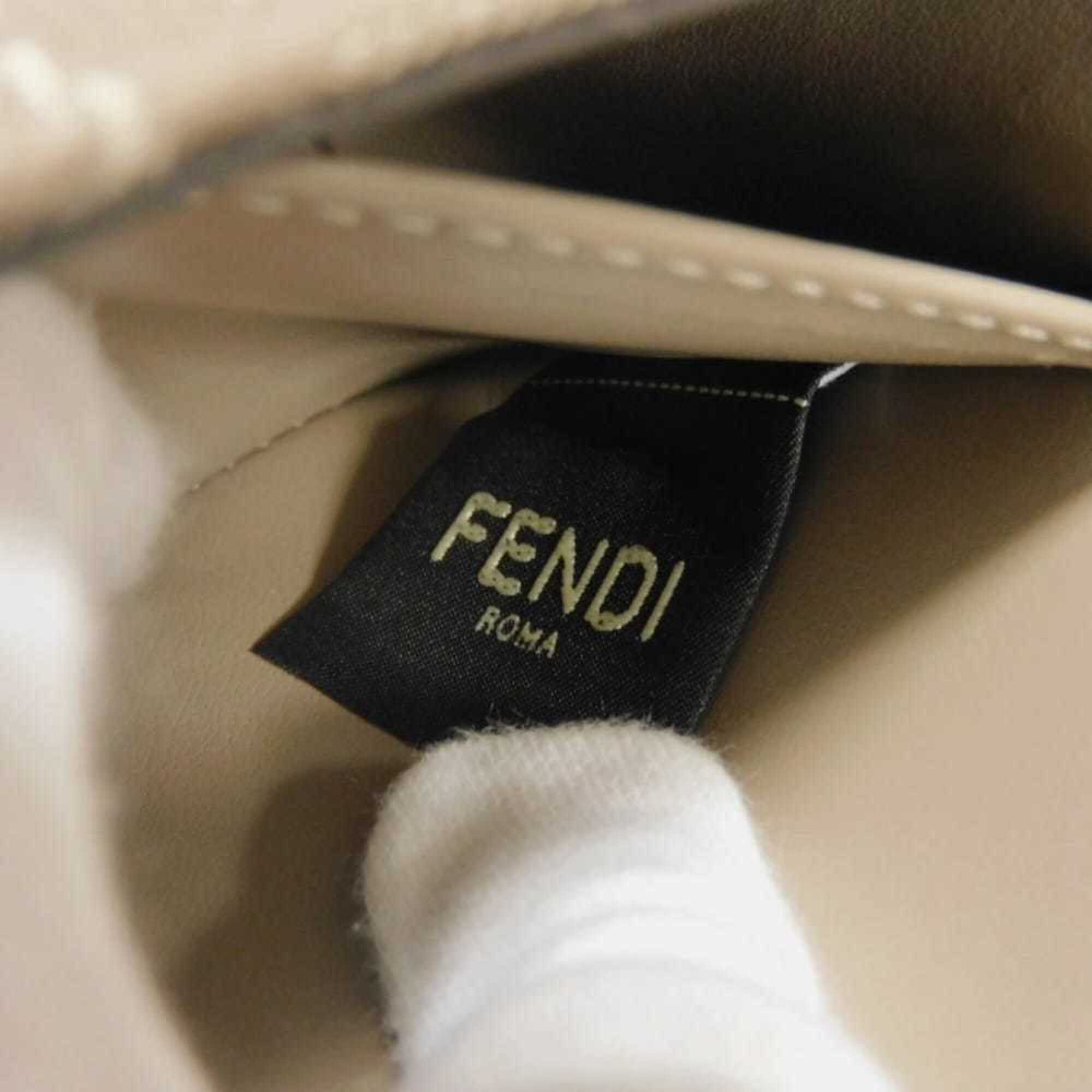 Fendi Beige Fabric Shoulder Bag (Pre-Owned)