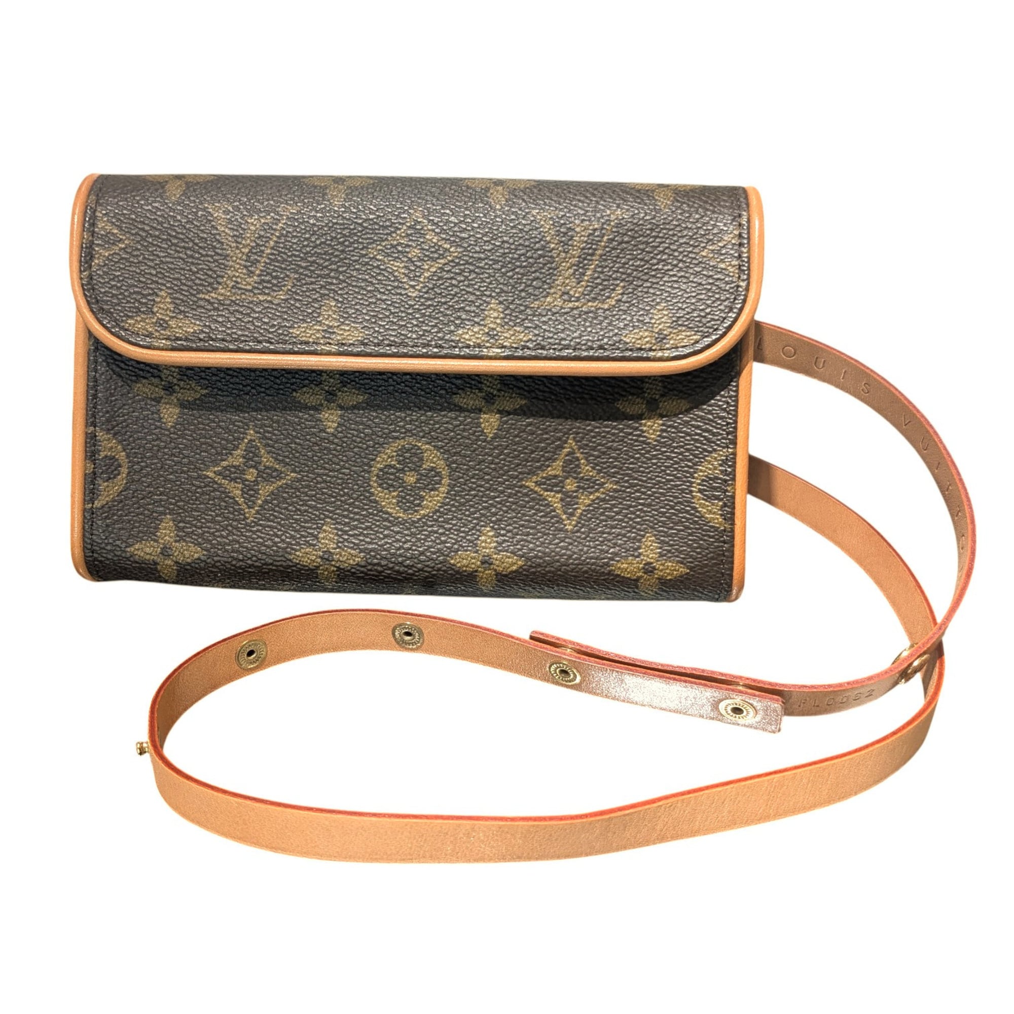 Louis Vuitton Brown Monogram Canvas Pochette Pouch Shoulder Bag (Pre-Owned)