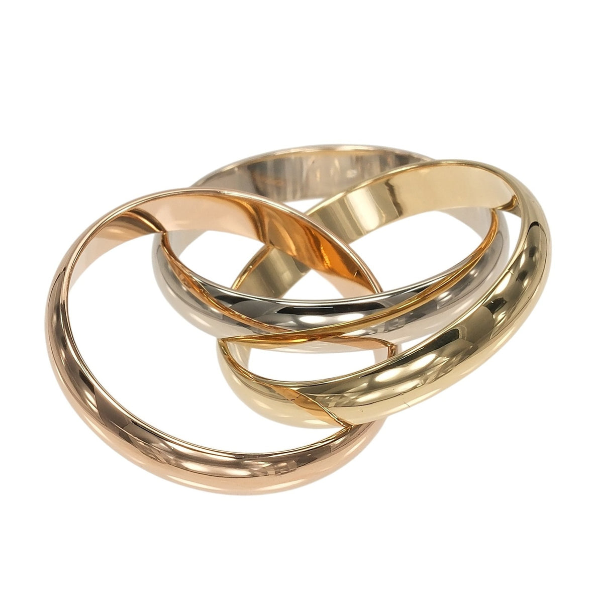 Cartier Trinity Yellow Gold (18K) Pink Gold (18K) White Gold (18K) Band Ring (Pre-Owned)