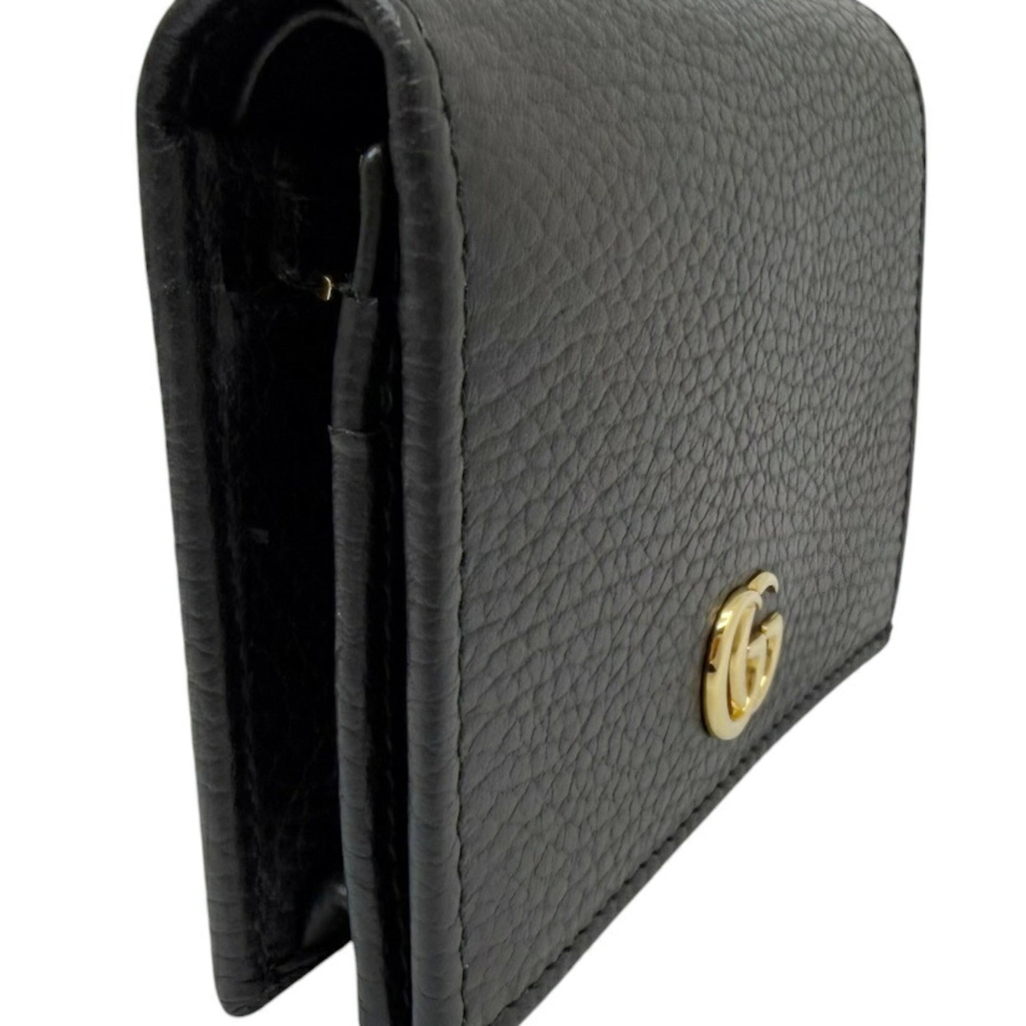 Gucci Black Leather Wallet (Bi-Fold) (Pre-Owned)