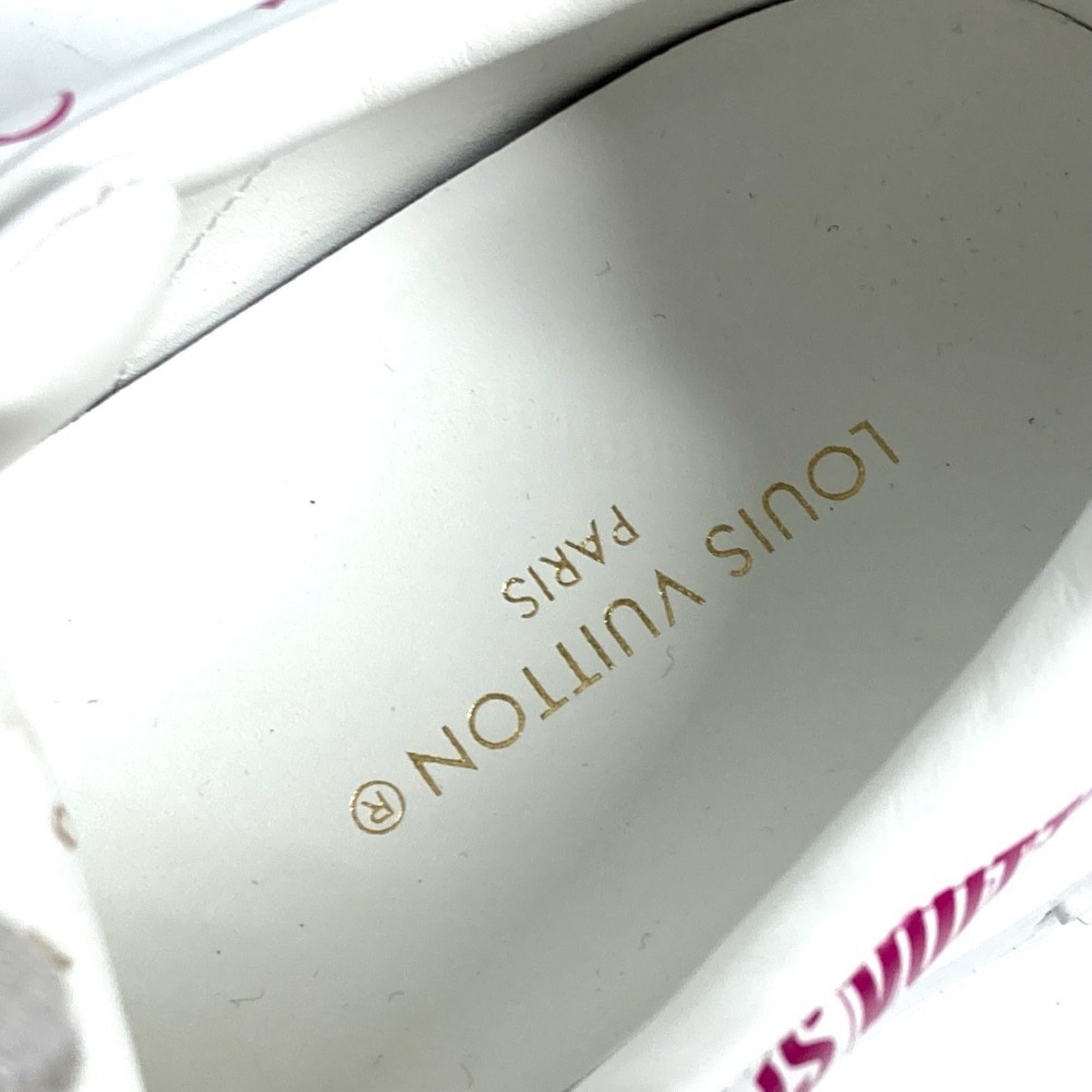 Louis Vuitton Pink White Sneakers (Pre-Owned)