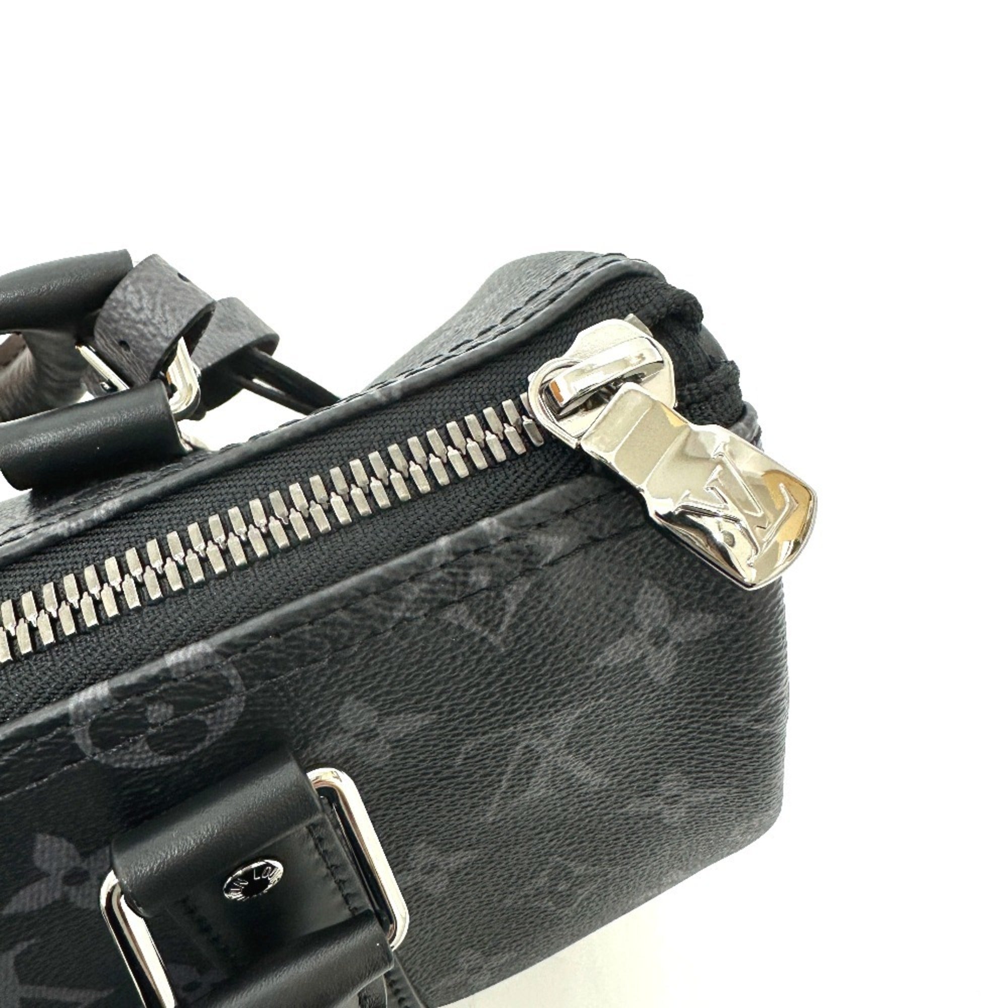 Louis Vuitton Black Monogram Eclipse Shoulder Bag (Pre-Owned)