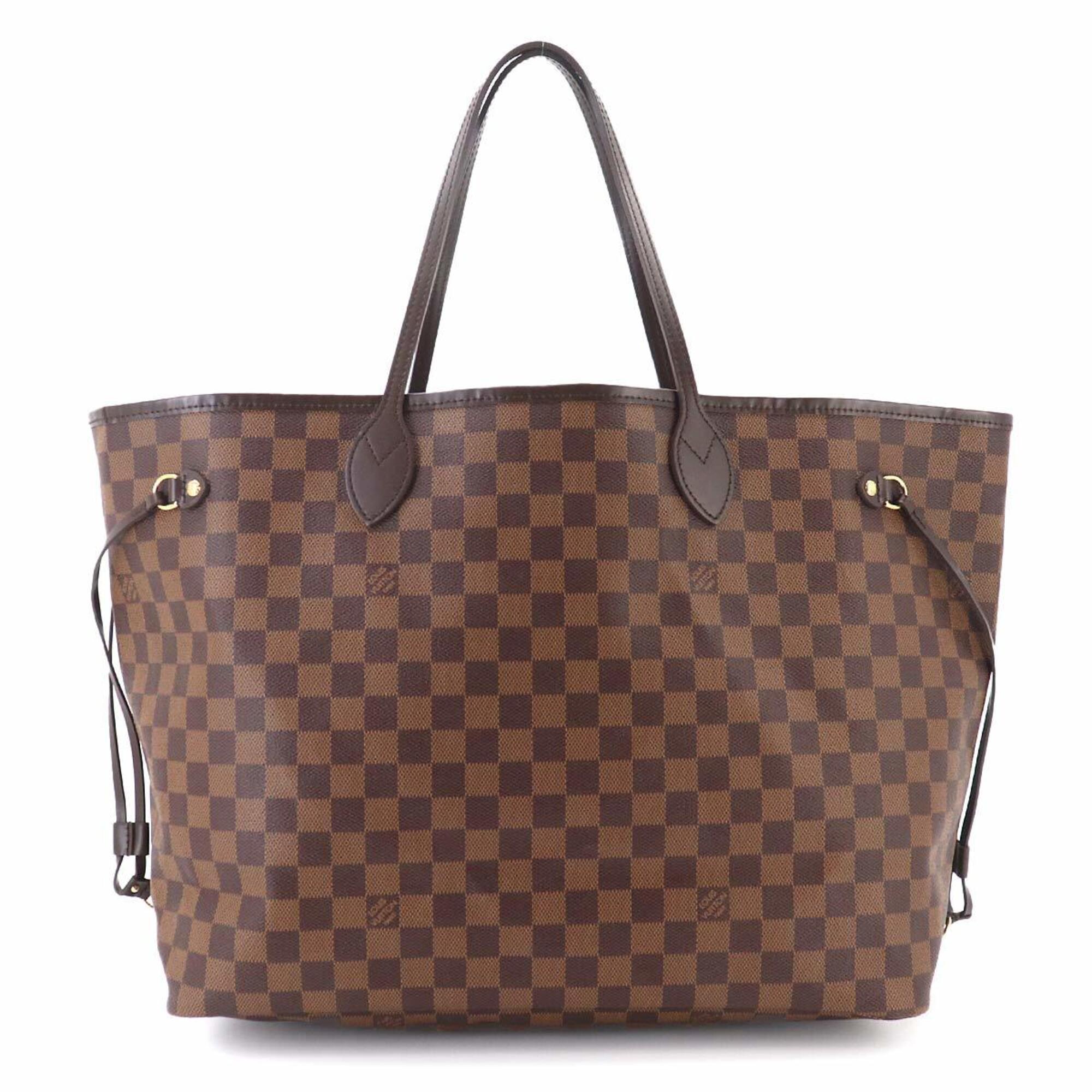 Louis Vuitton Cerise Damier Canvas Ebene Faux Leather Handbag Tote Bag (Pre-Owned)