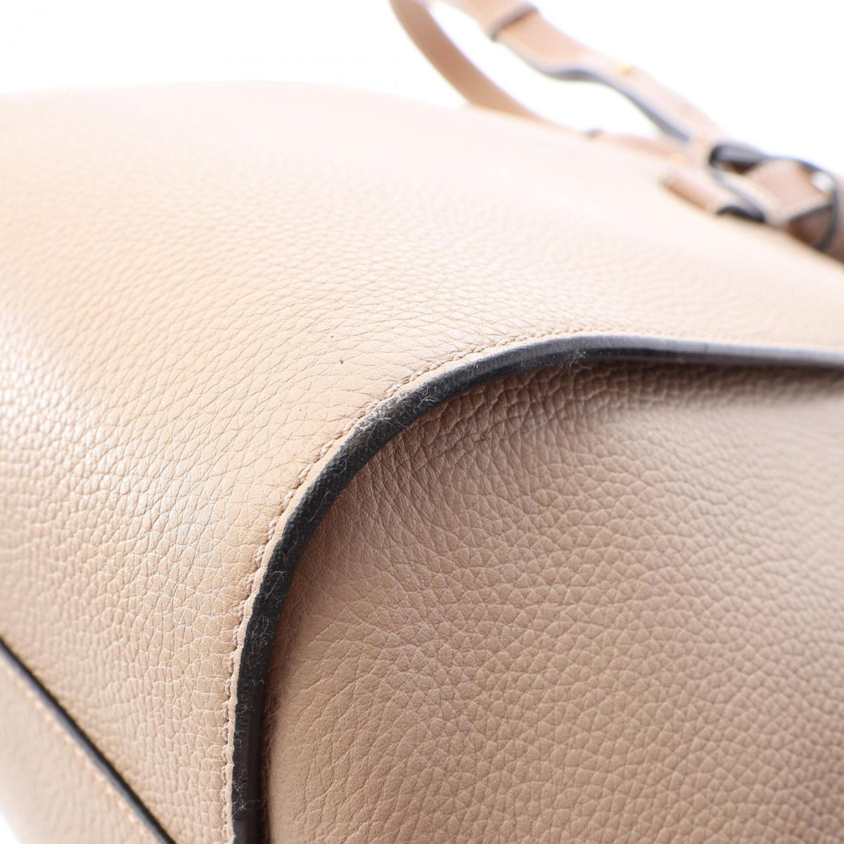 Loewe Beige Brown Leather Handbag (Pre-Owned)