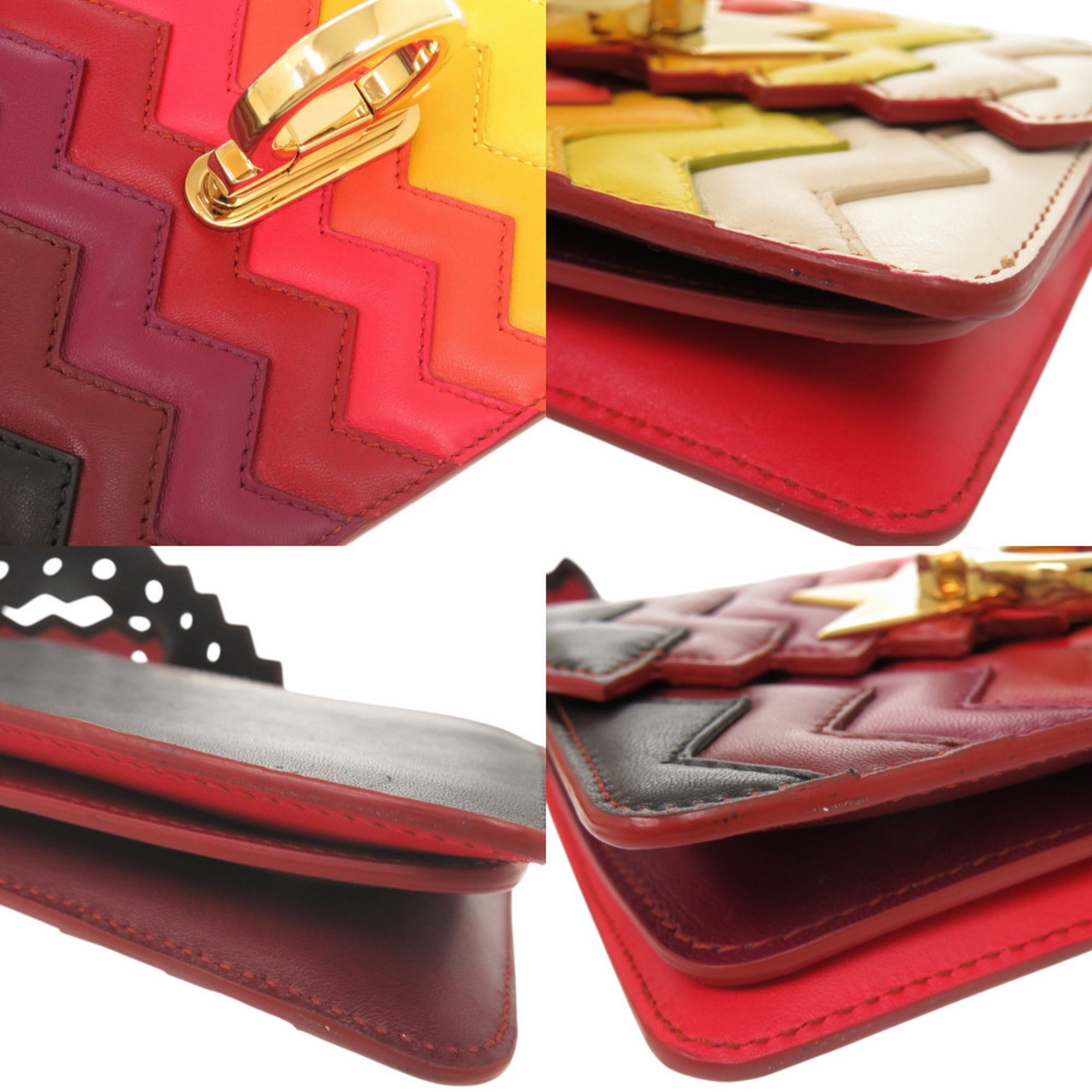 Salvatore Ferragamo Multi-Color Leather Shoulder Bag (Pre-Owned)