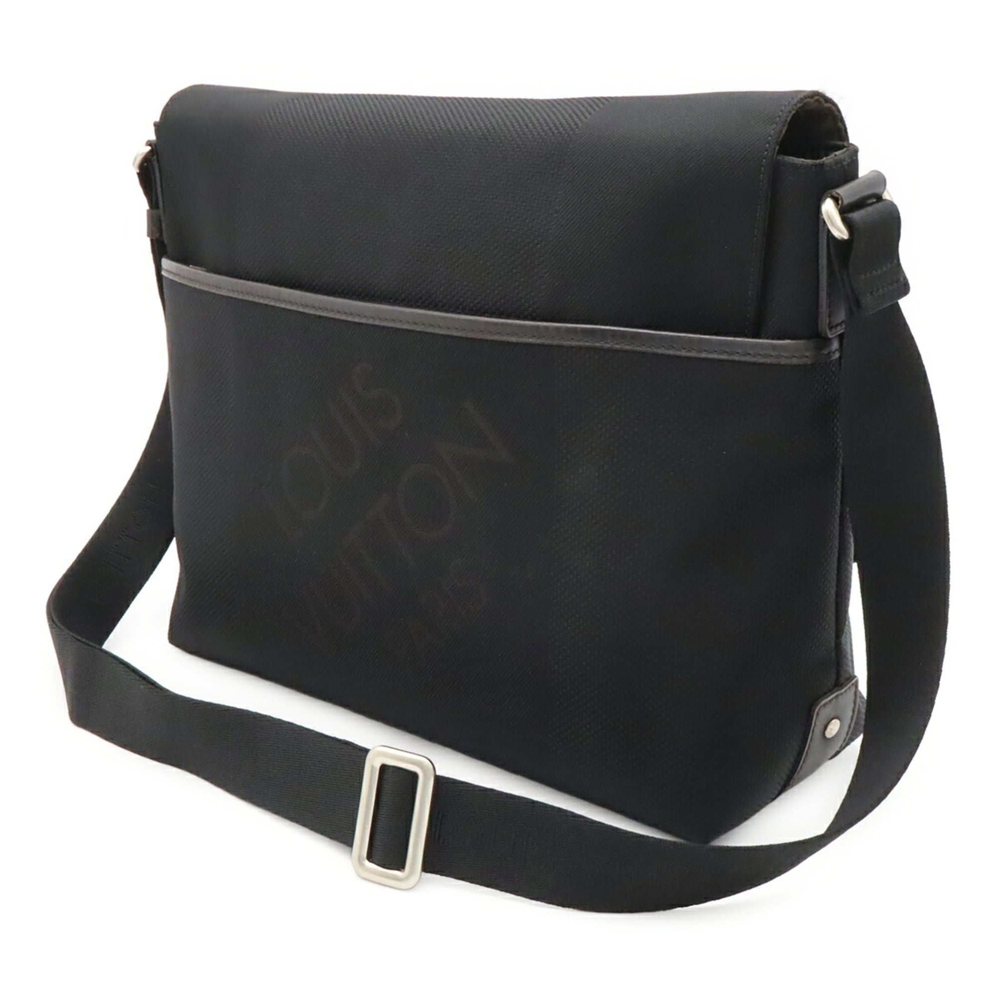 Louis Vuitton Black Noir White Damier Geant Handbag Shoulder Bag (Pre-Owned)