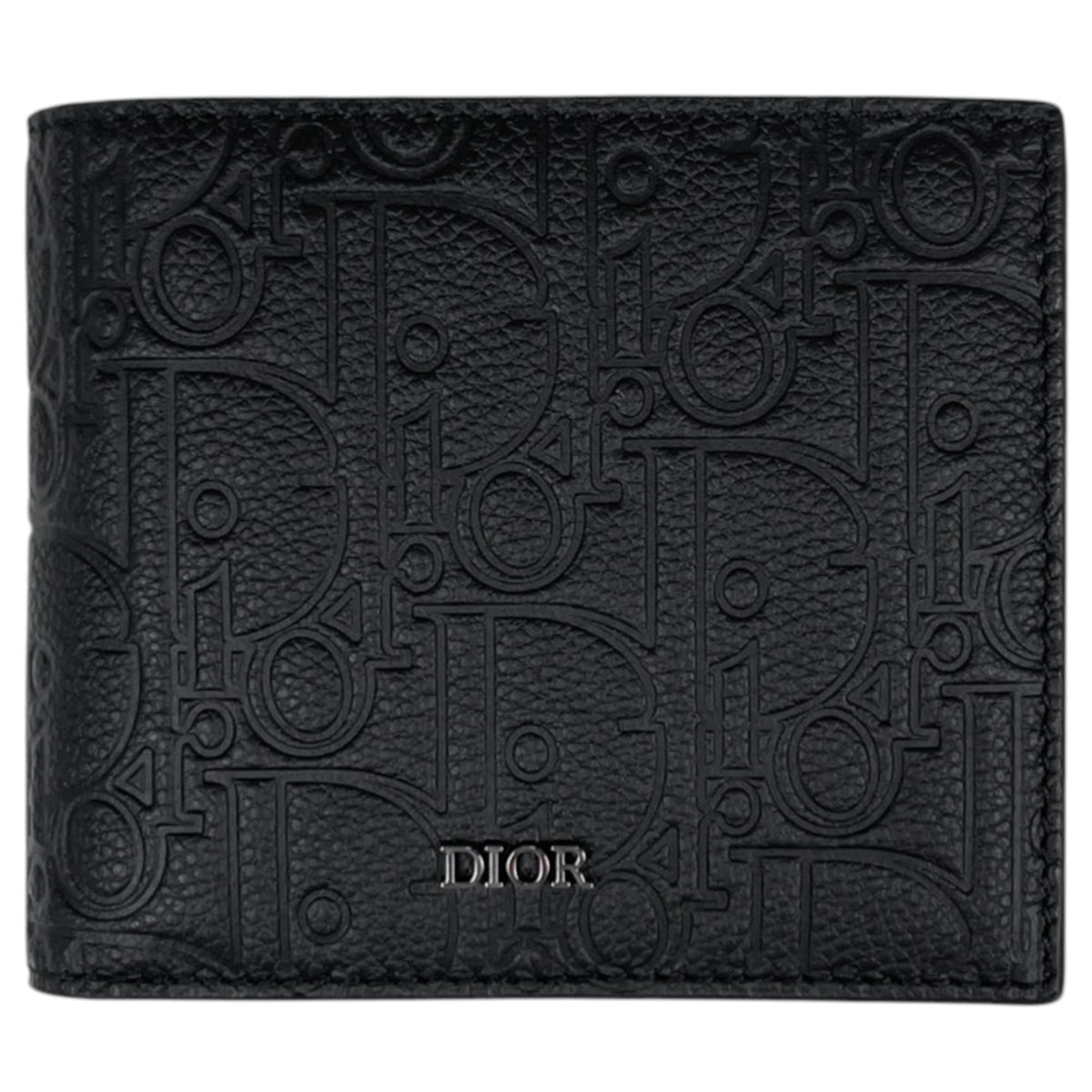 Christian Dior Black Leather Wallet (Bi-Fold) (Pre-Owned)