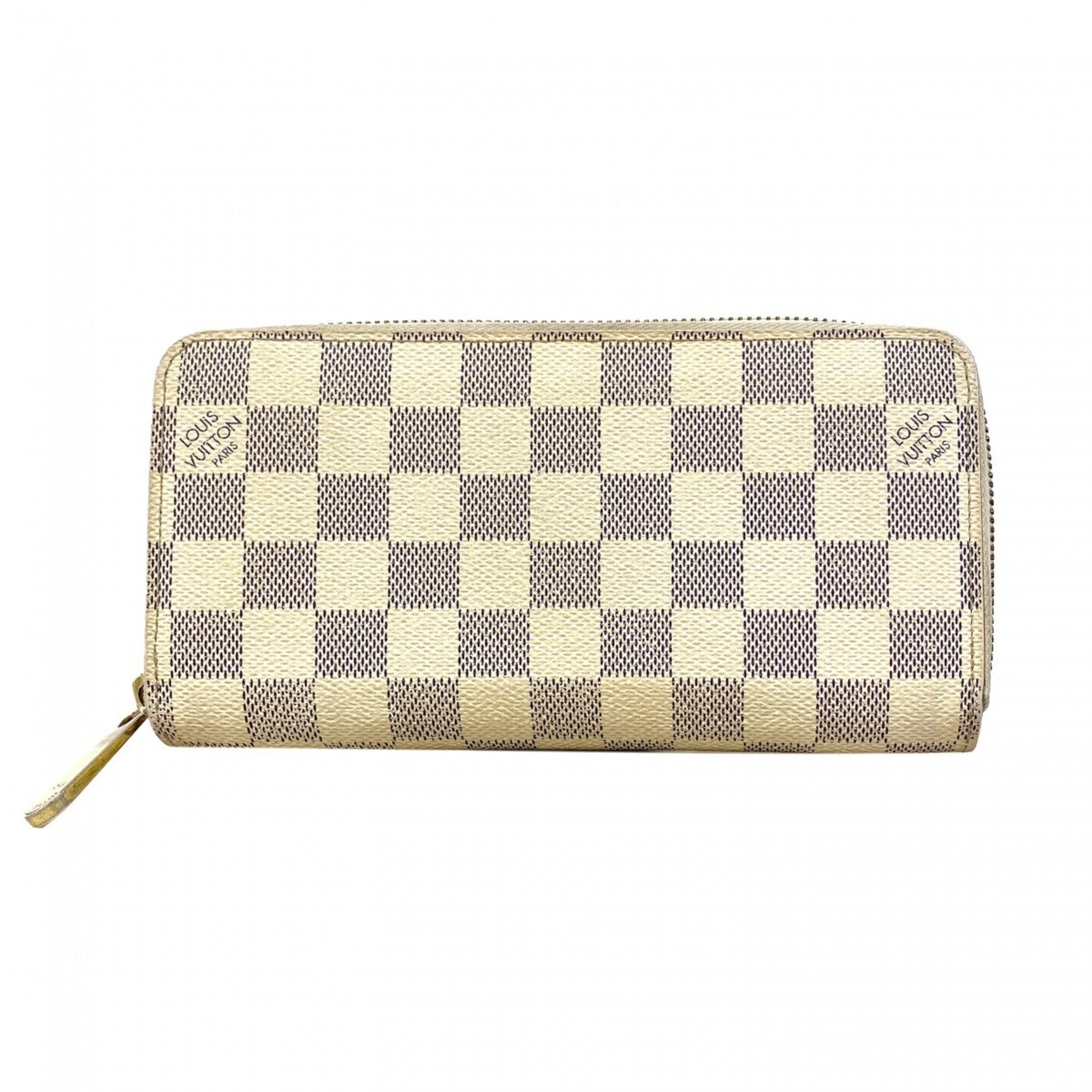 Louis Vuitton White Long Wallet (Bi-Fold) (Pre-Owned)