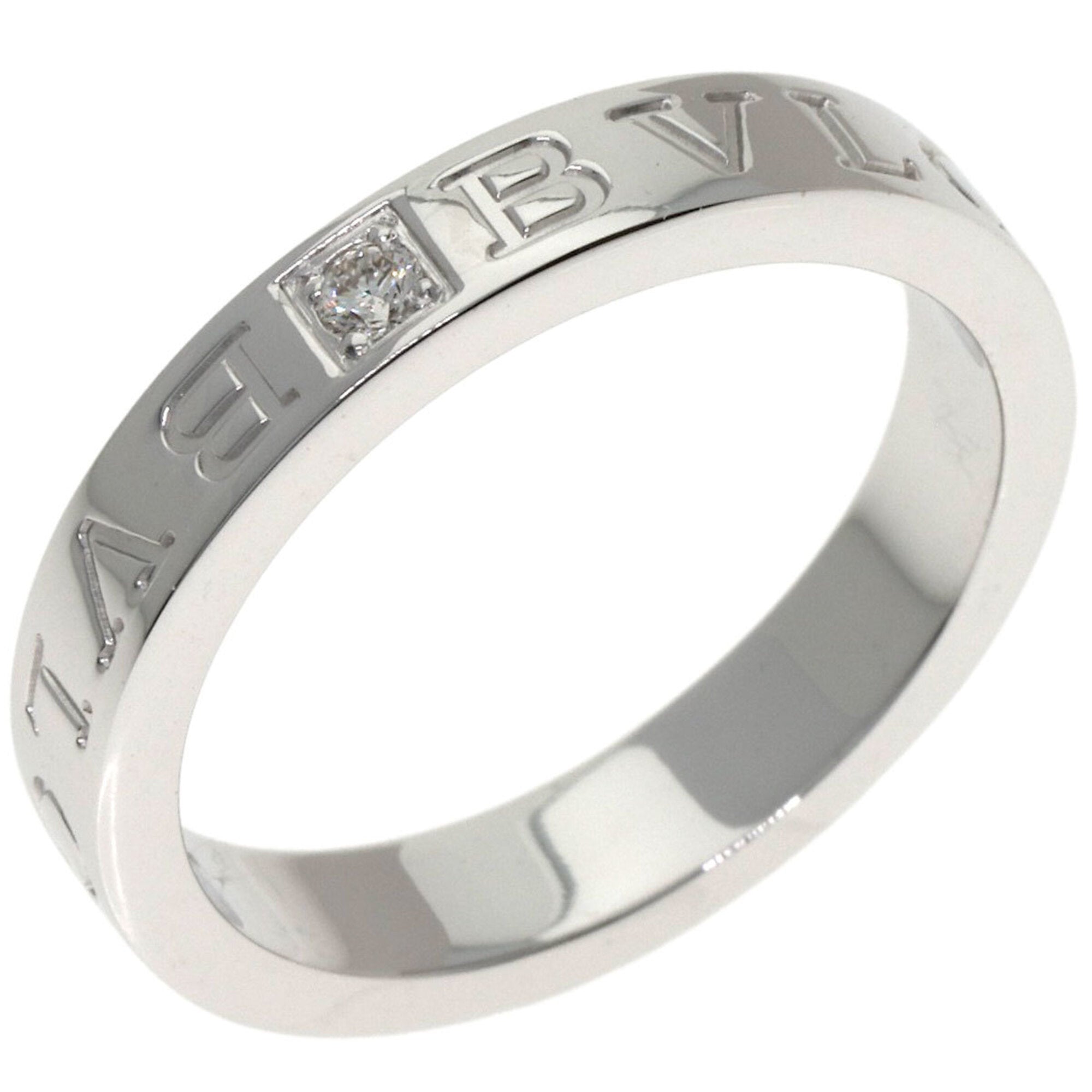 Bvlgari White Gold White Gold (18K) Band Ring (Pre-Owned)