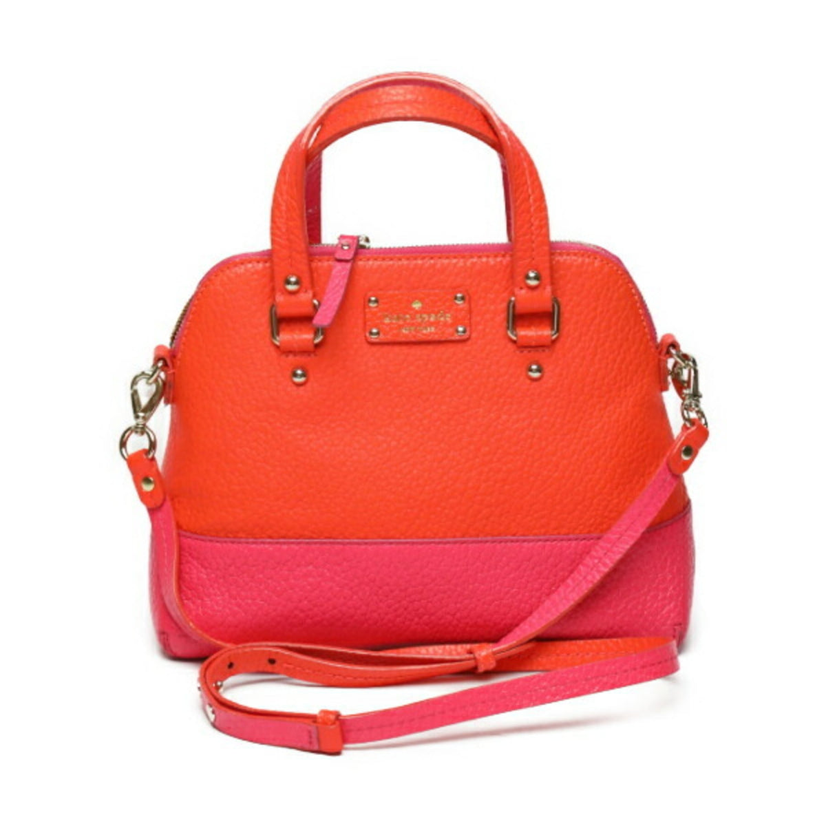 Kate Spade Orange Pink Handbag (Pre-Owned)