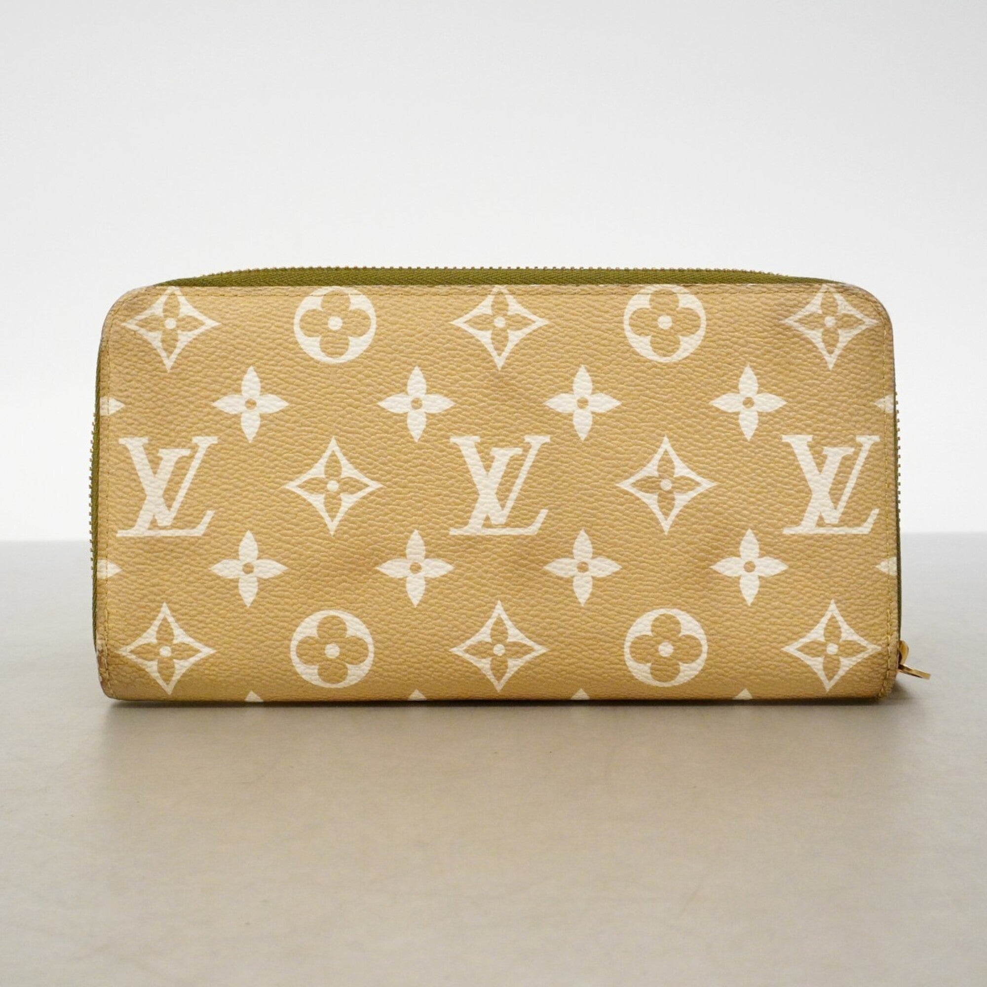 Louis Vuitton Khaki Long Wallet (Bi-Fold) (Pre-Owned)