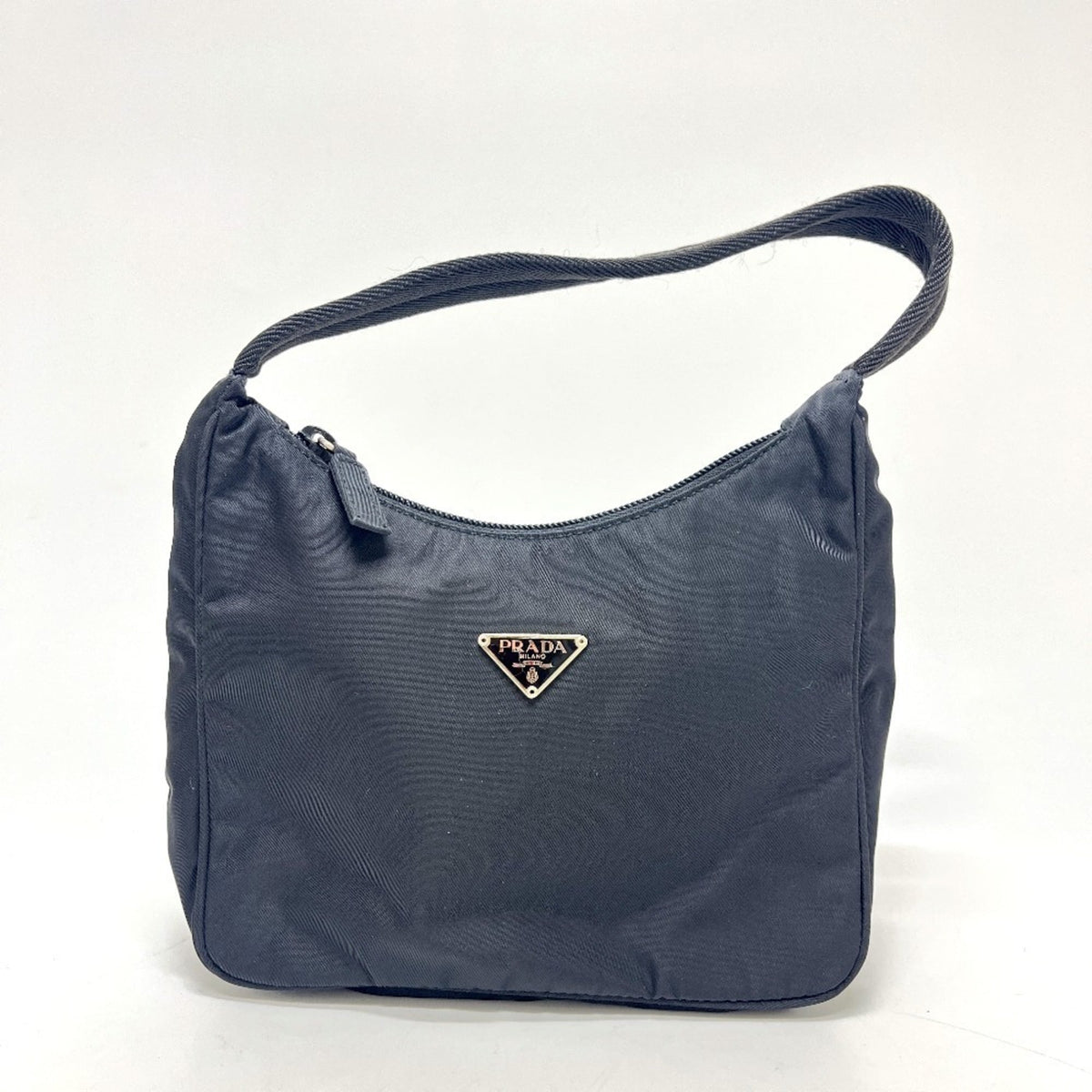 Prada Black Nylon Handbag Shoulder Bag (Pre-Owned)