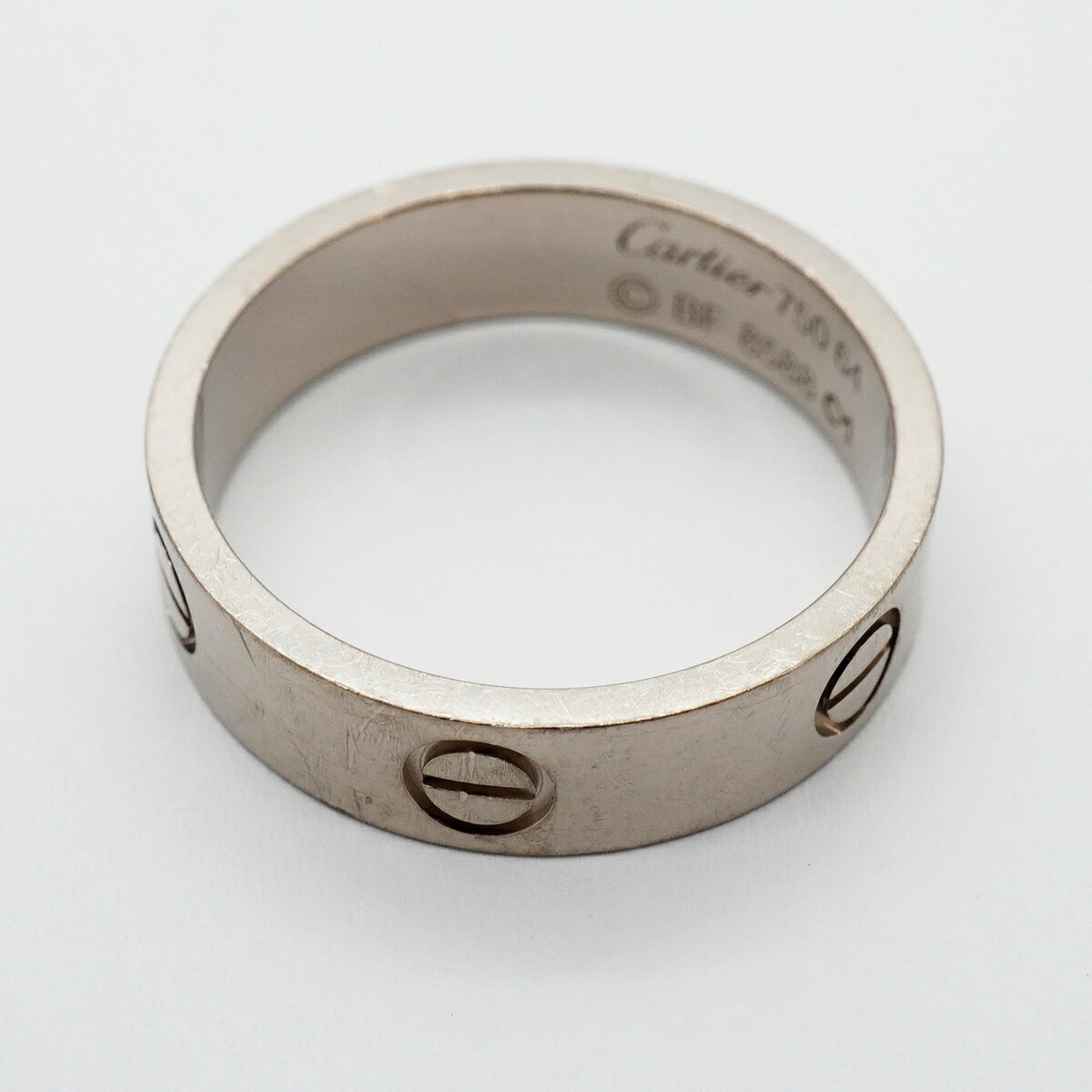 Cartier White Gold (18K) Band Ring (Pre-Owned)