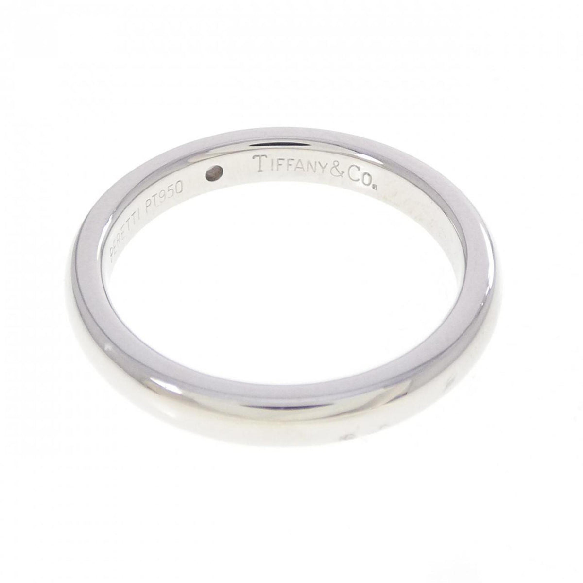 Tiffany Platinum 950 Band Ring (Pre-Owned)