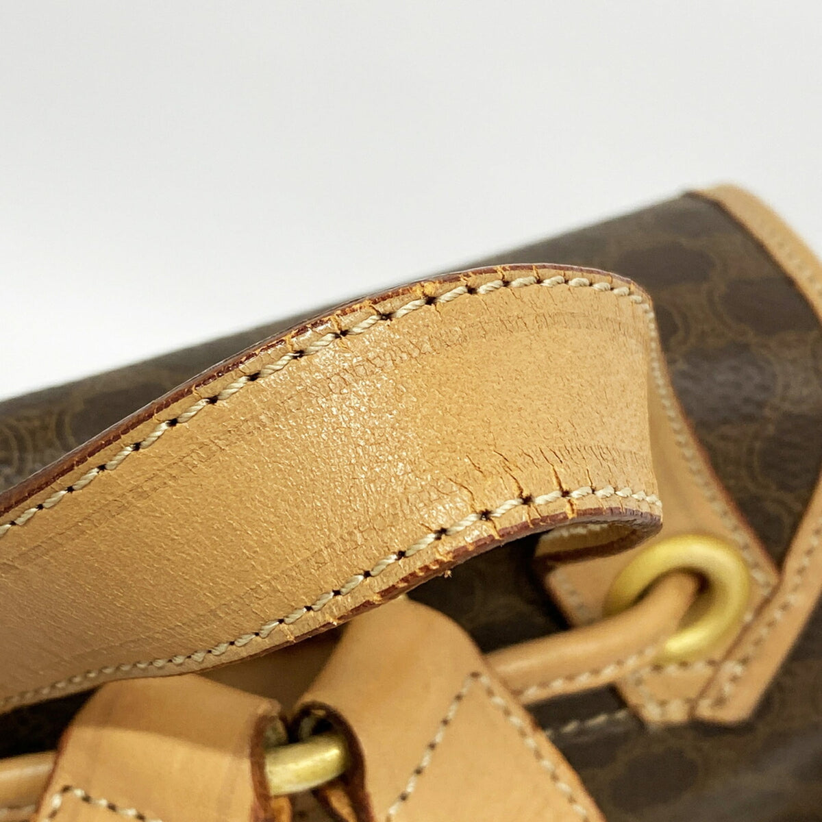 Celine Brown Pvc Backpack (Pre-Owned)